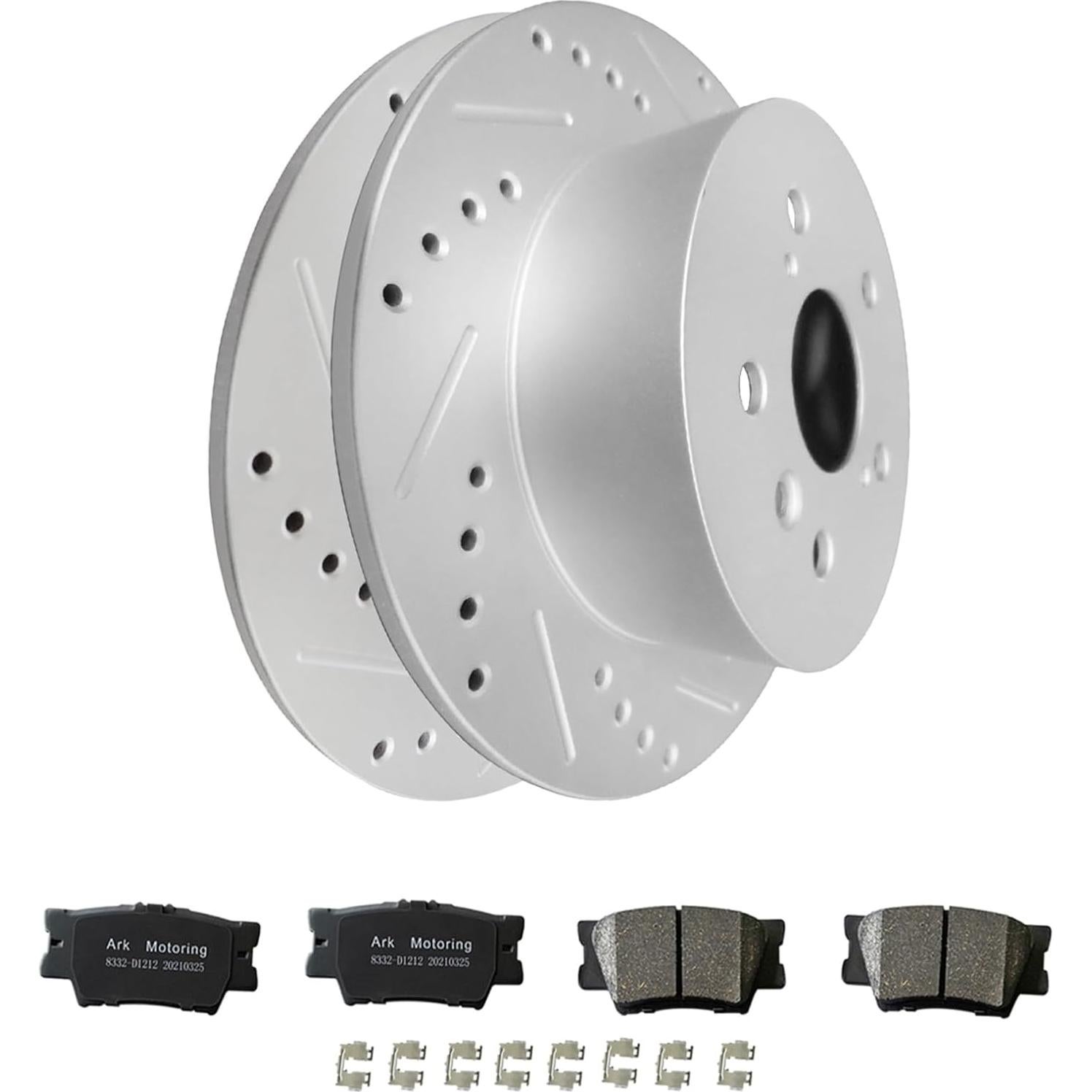 Kits de Freno WEIZE Pastillas y Rotores Cerámicos Toyota Camry 2012-2017