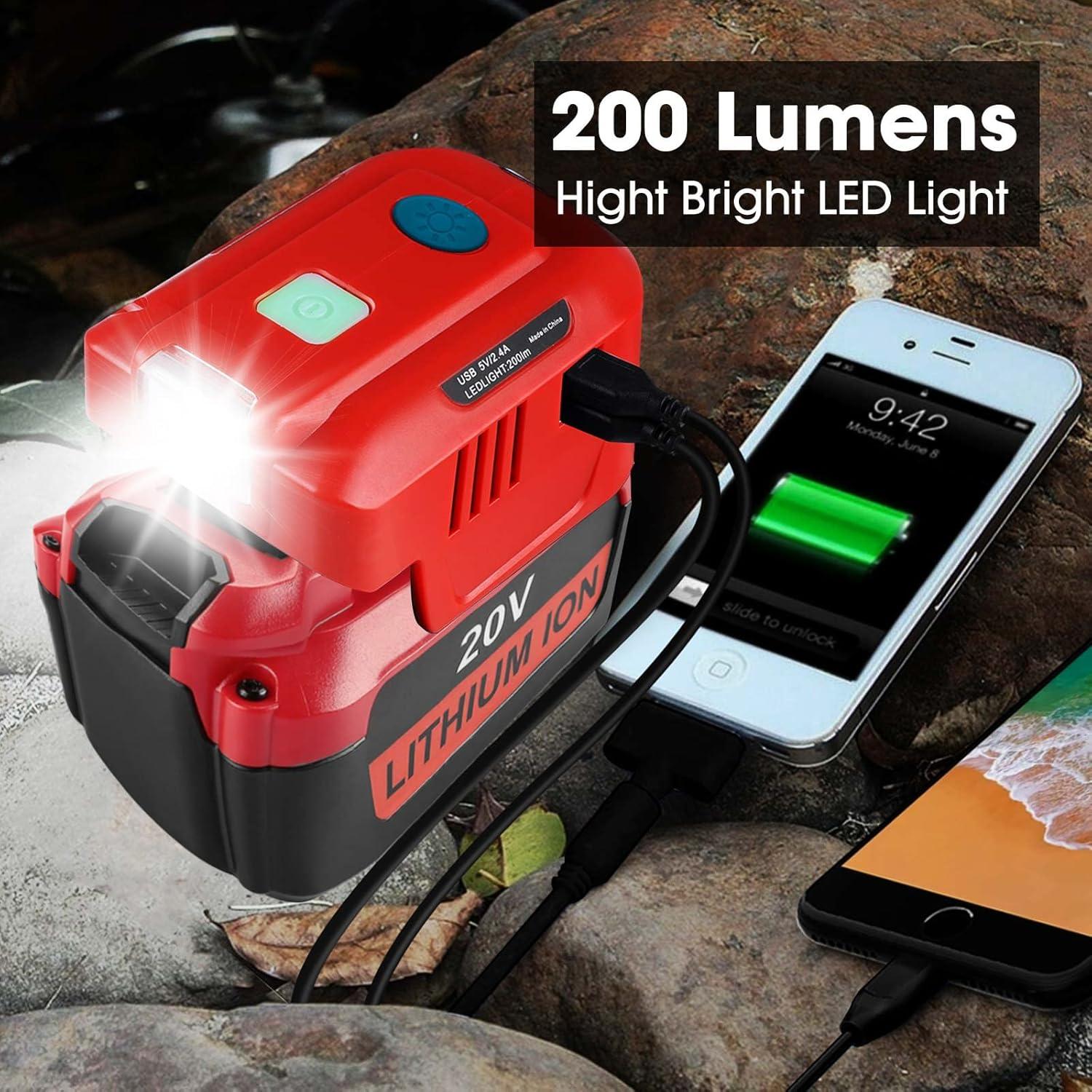 Inversor de Potencia Portátil BTRUI 150W para Batería Craftsman 20V