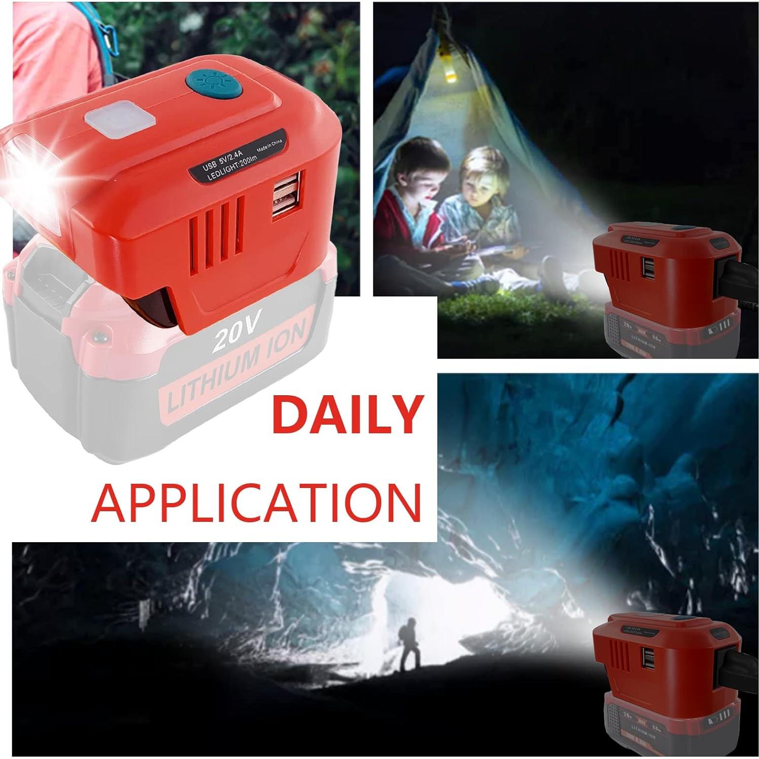 Inversor de Potencia Portátil BTRUI 150W para Batería Craftsman 20V