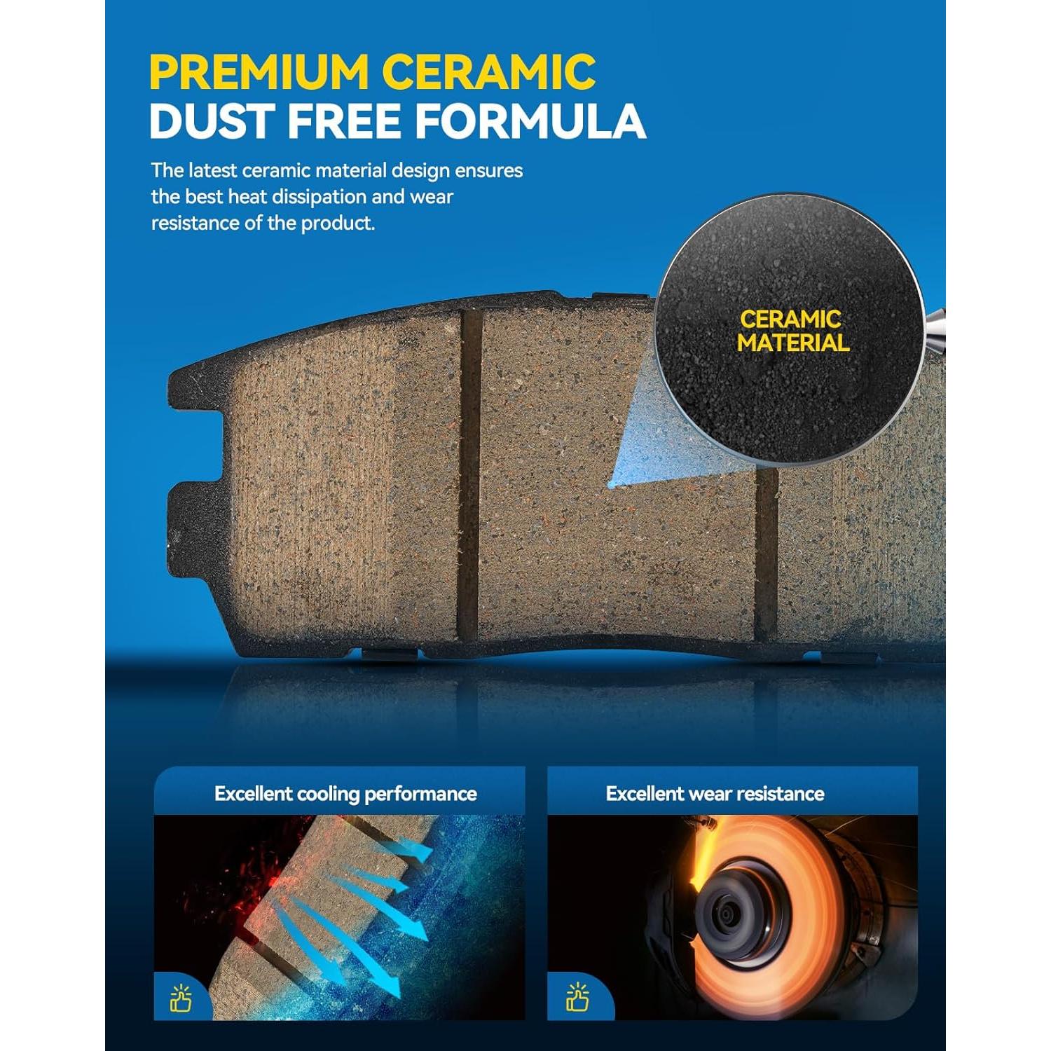 Pastillas de Freno Cerámicas PHILTOP D1313 para Kia y Hyundai