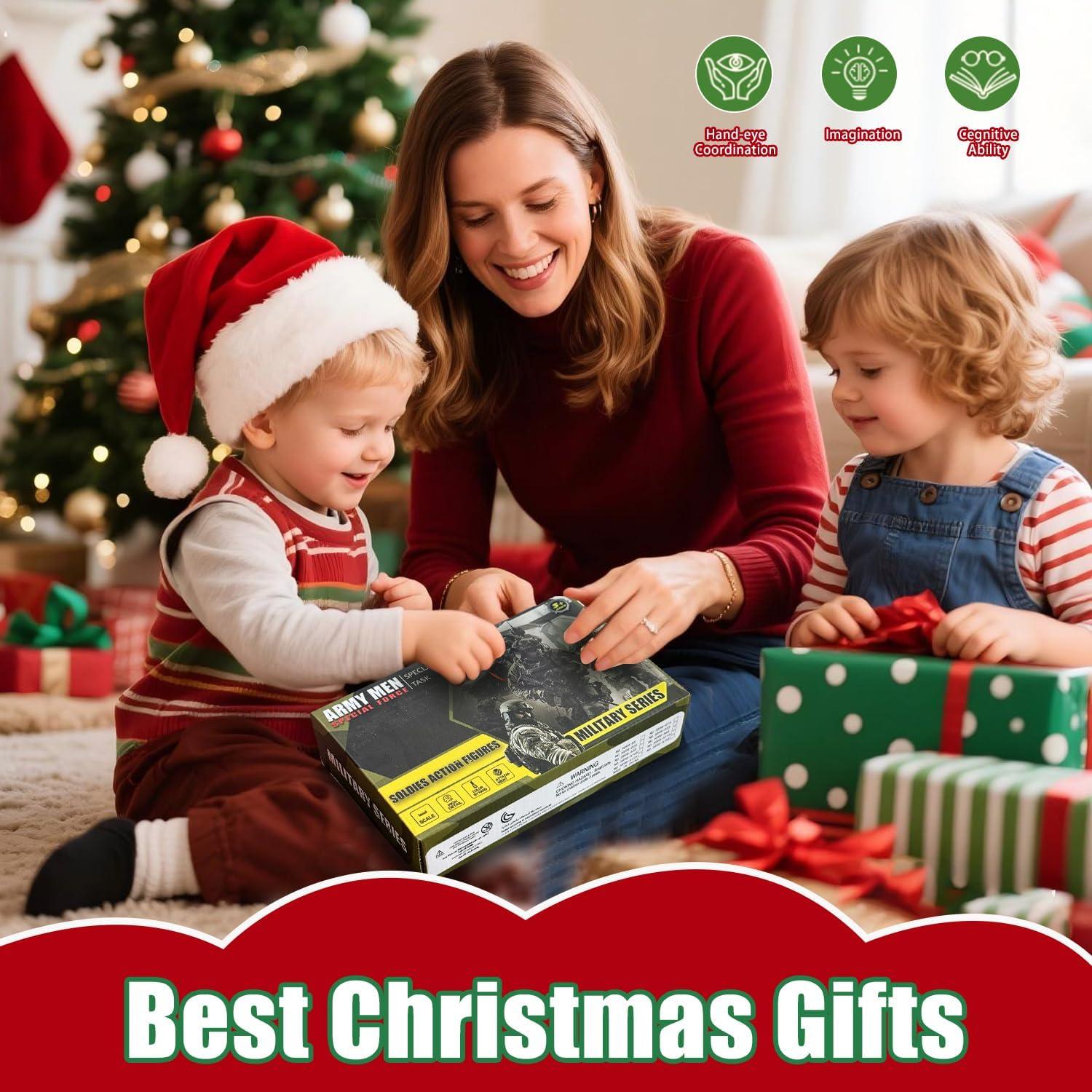 Set de Figuras de Acción Soldados del Ejército Baimiby 6 Piezas