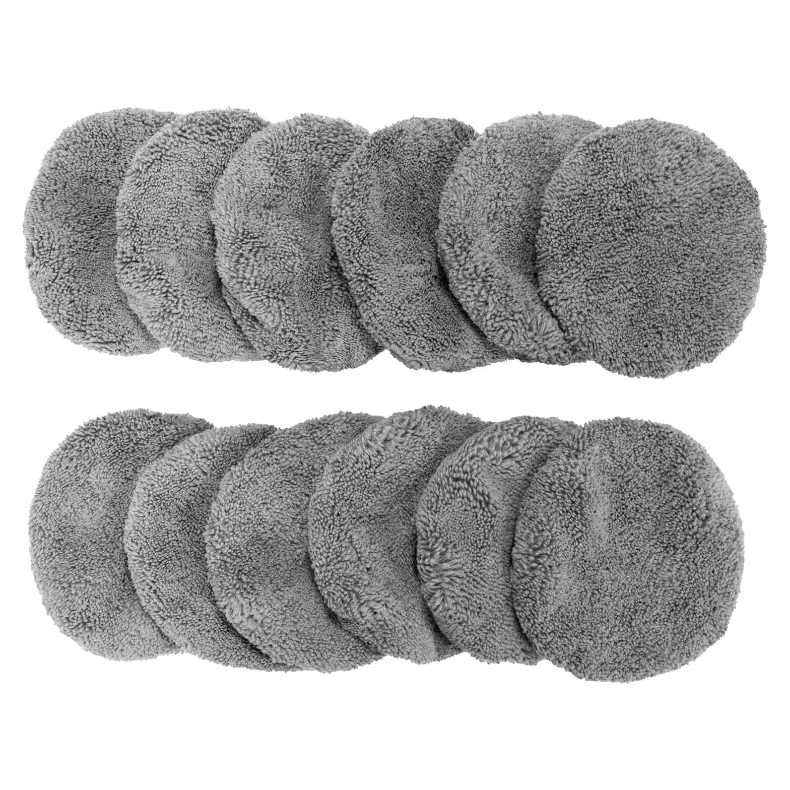 Tosima Accessory for Window Cleaning Robot, Washable and Reusable Cleaning Cloth for W2/W3 Window Cleaner, 12 Pieces (6 Groups)