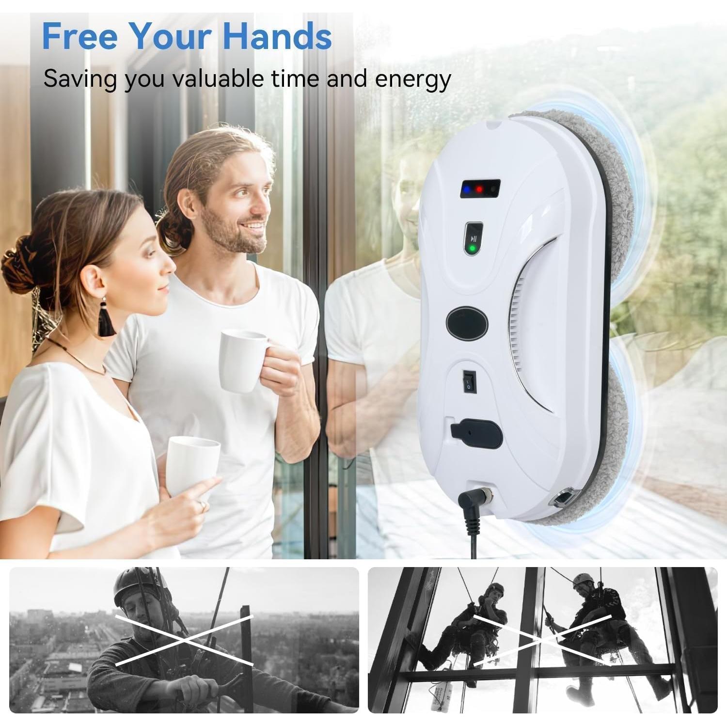 Robot Limpiador de Ventanas Anminto ANM-06-0522 3000Pa AI