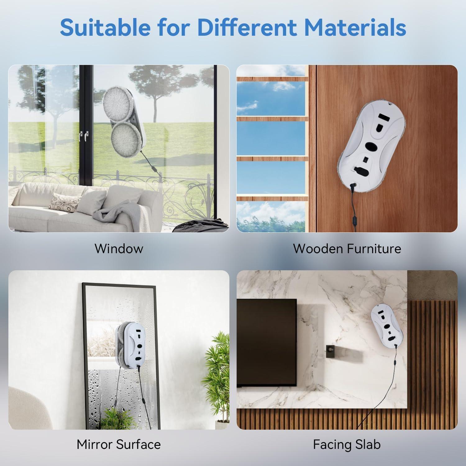 Robot Limpiador de Ventanas Anminto ANM-06-0522 3000Pa AI