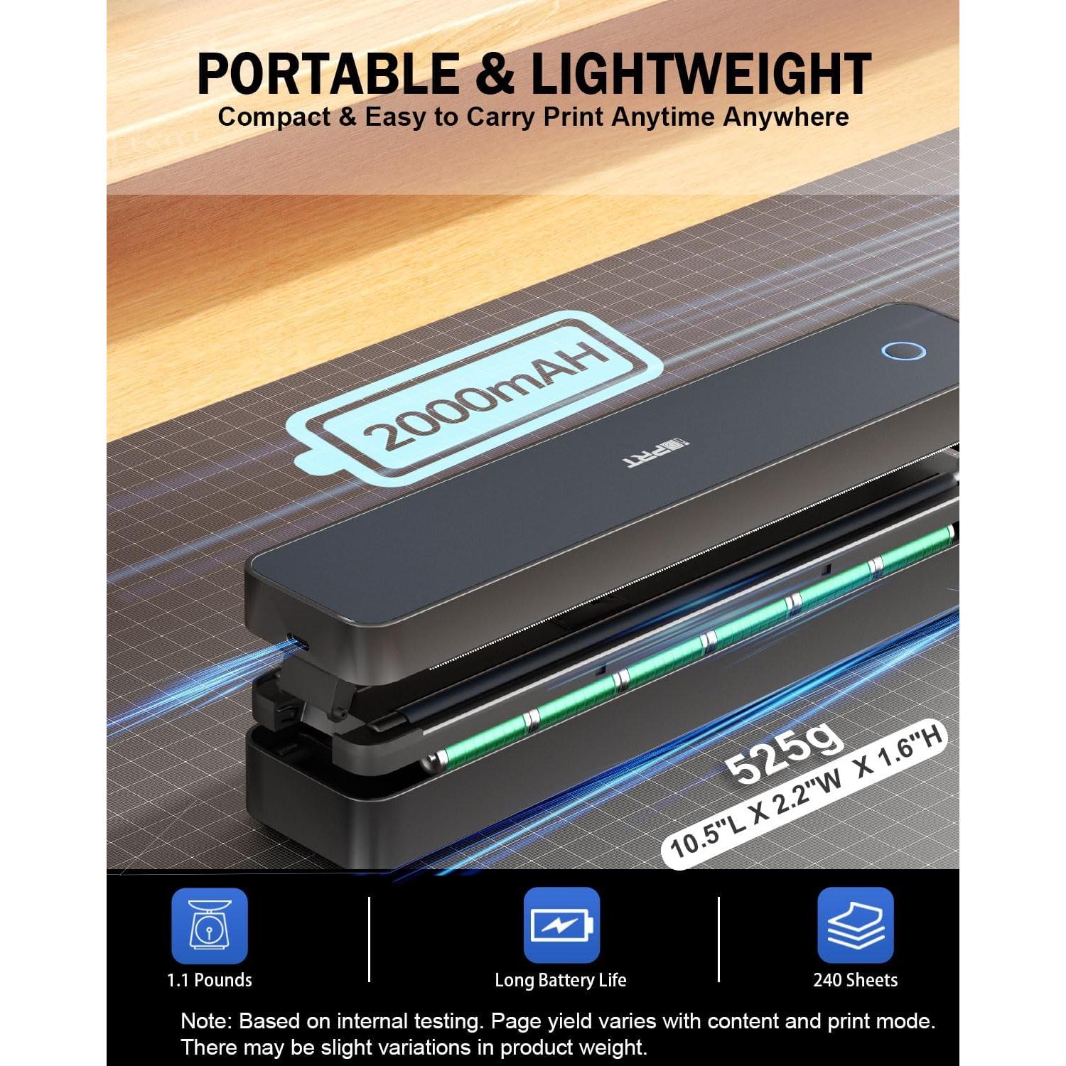 Impresora Portátil Térmica iDPRT MT610 Pro 300 DPI Bluetooth