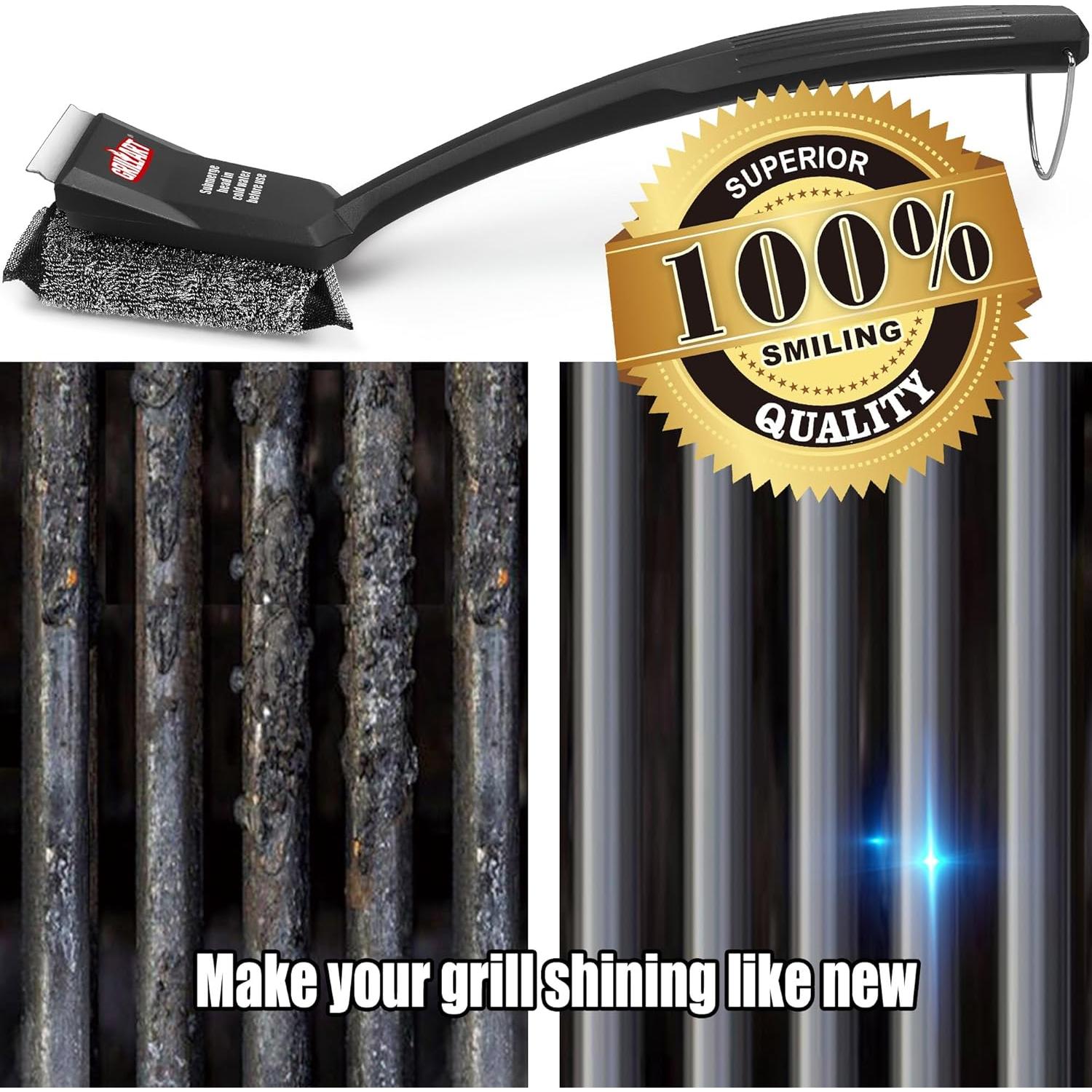 Cepillo para Parrilla GRILLART SteamWizards Sin Cerda