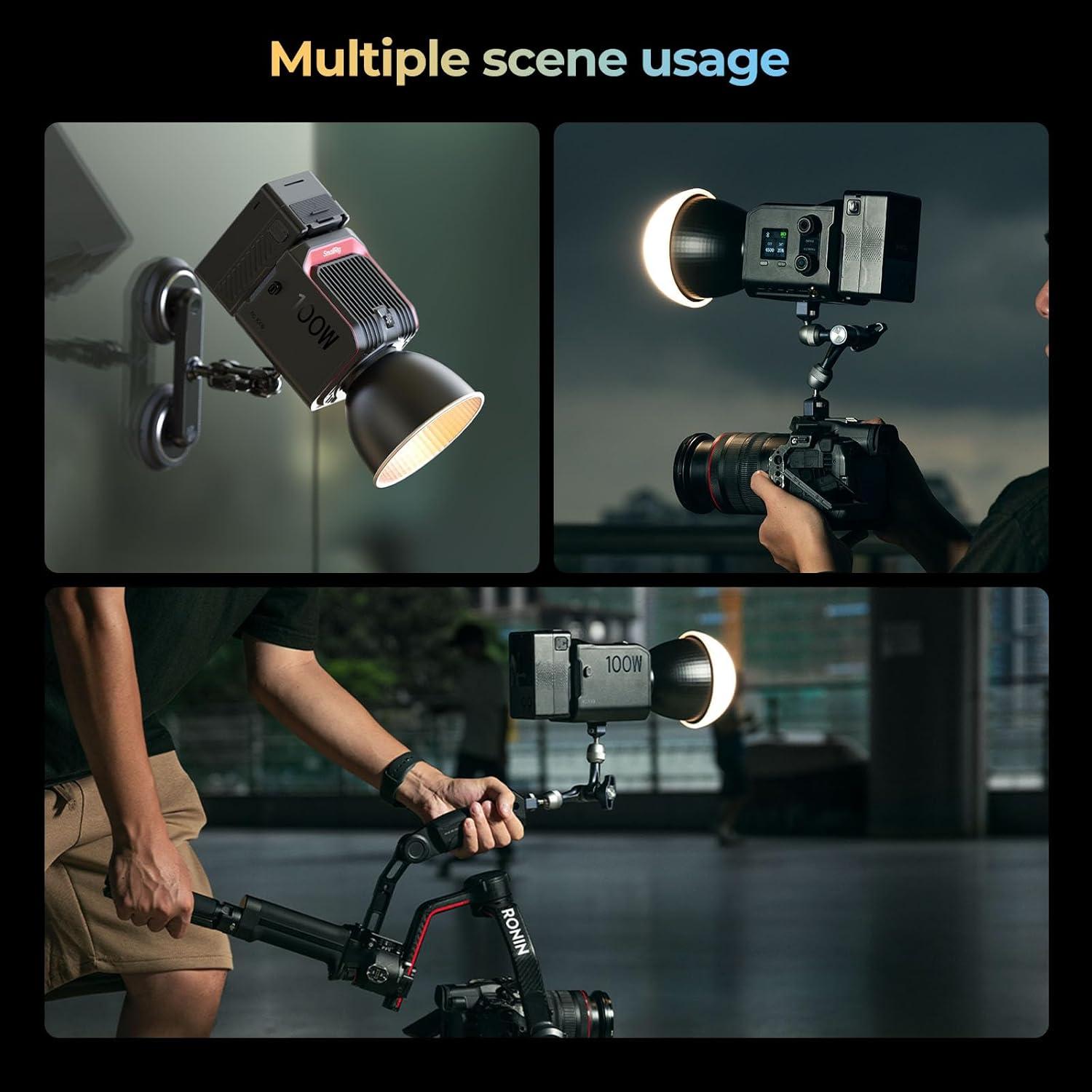 Luz de Video COB SmallRig RC 100B 100W Bi-Color 2700K-6500K