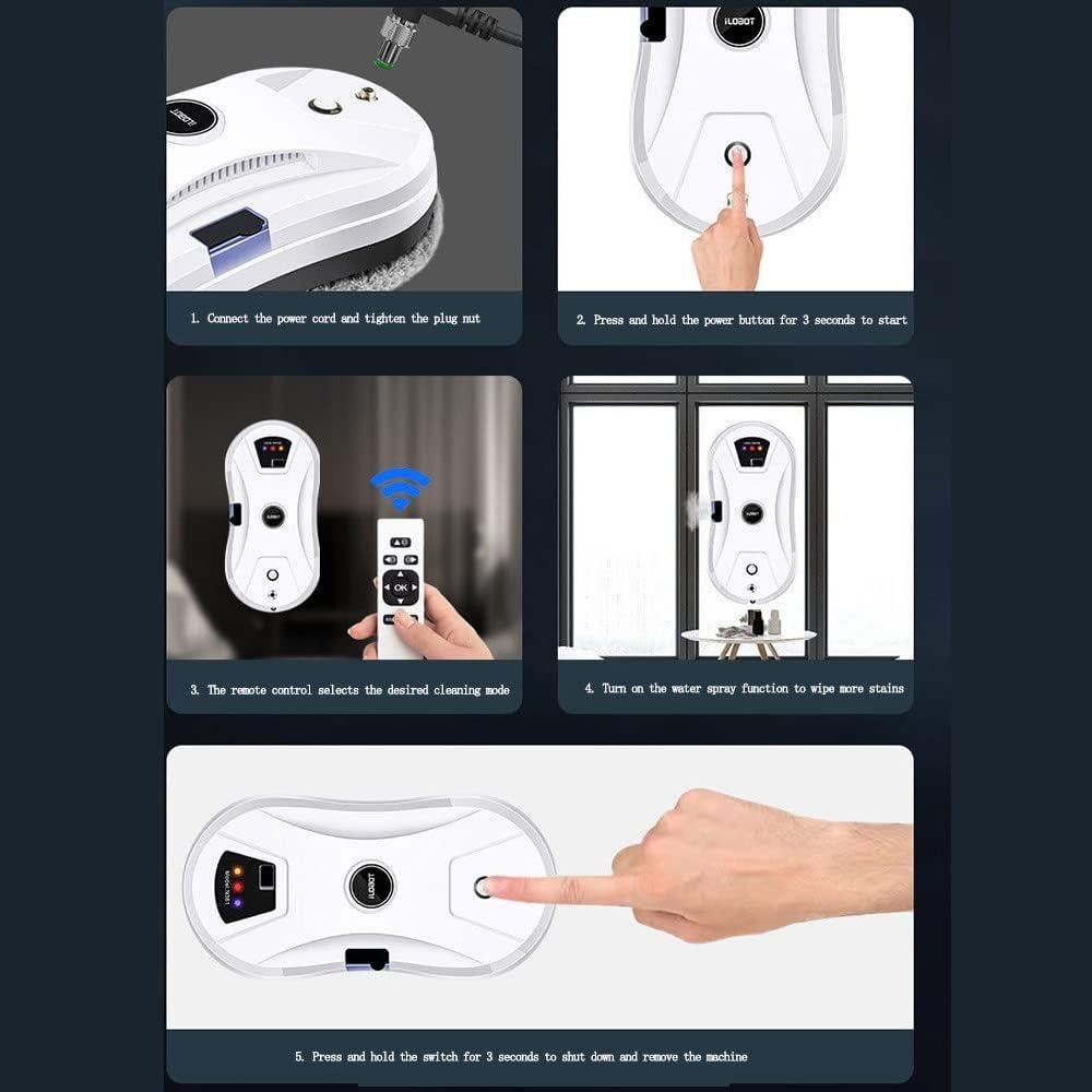 Robot Limpiador de Ventanas Inteligente SHENGSHIYU 80W