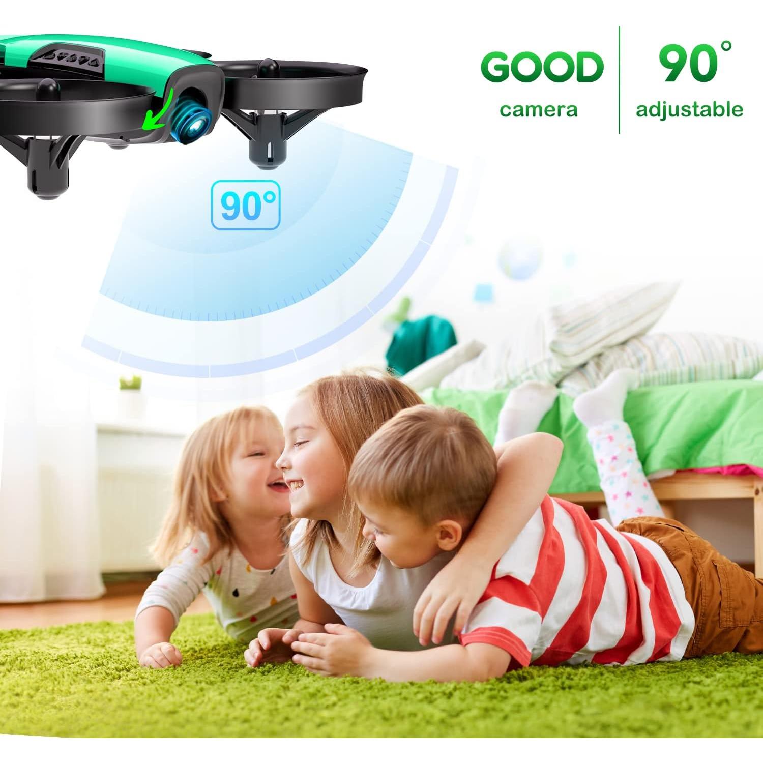 Dron Cuadricóptero Loolinn U61 con Cámara Ajustable para Niños