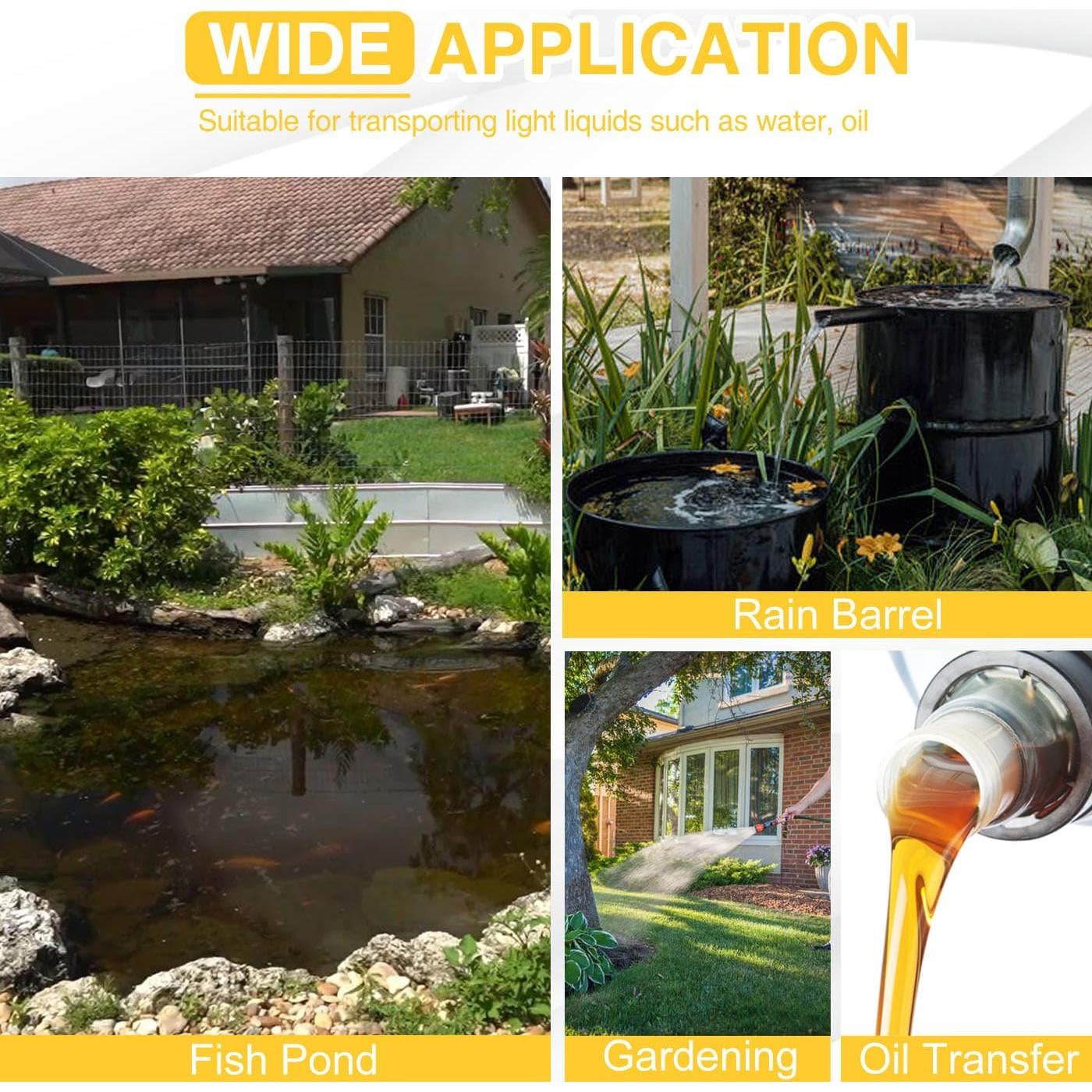 Bomba de Agua Manual TOPWAY para Taladro con Manguera 0.59 kg