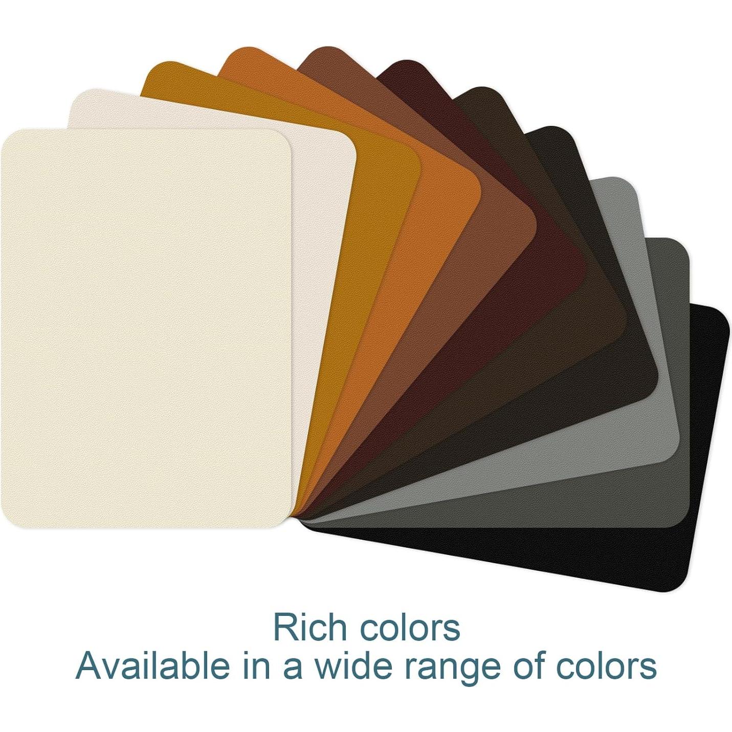 Parches de Reparación de Cuero Wildreeds 2 Pcs 20x28 cm Beige