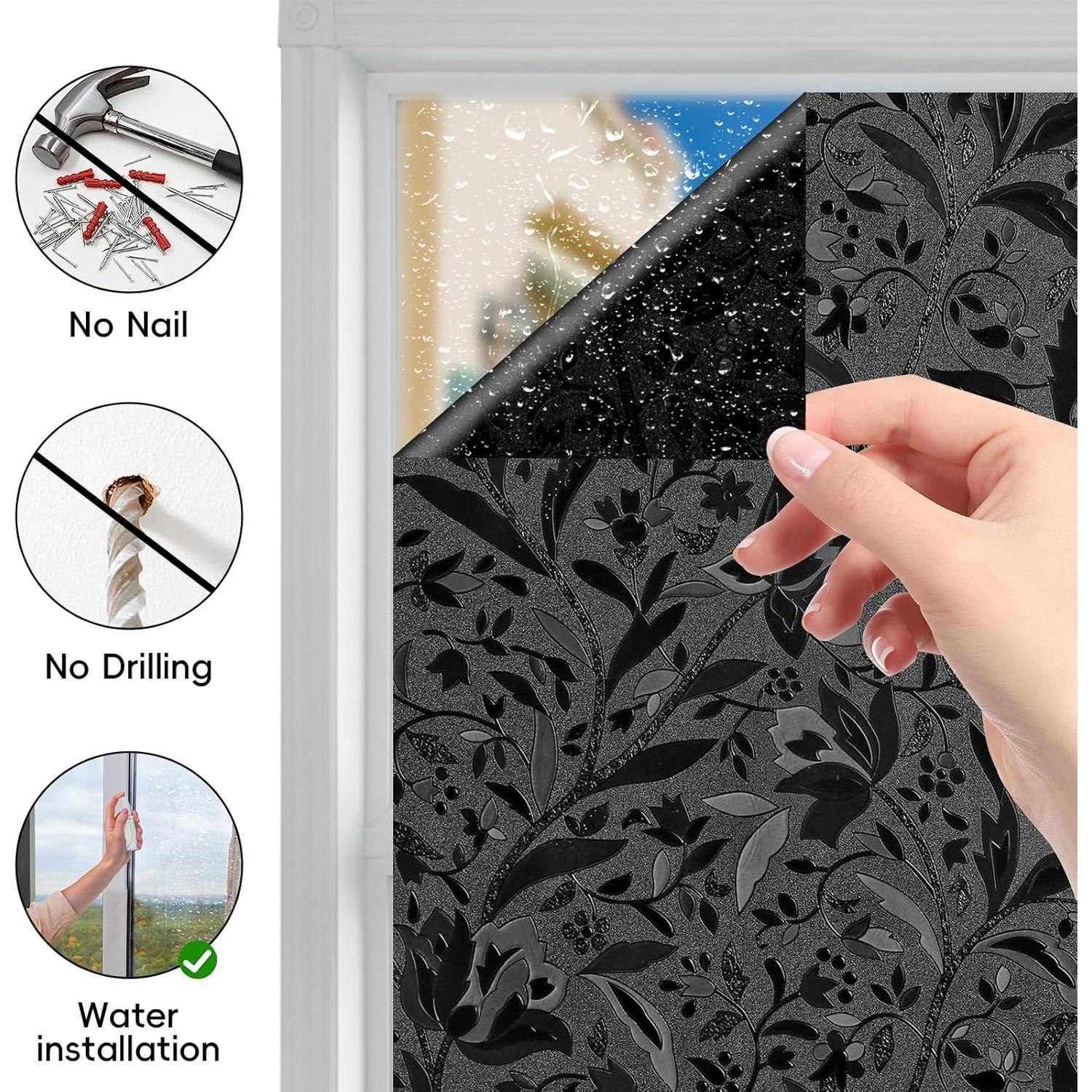 Película Blackout Dwersty 44.45x200 cm Tulipán Decorativa