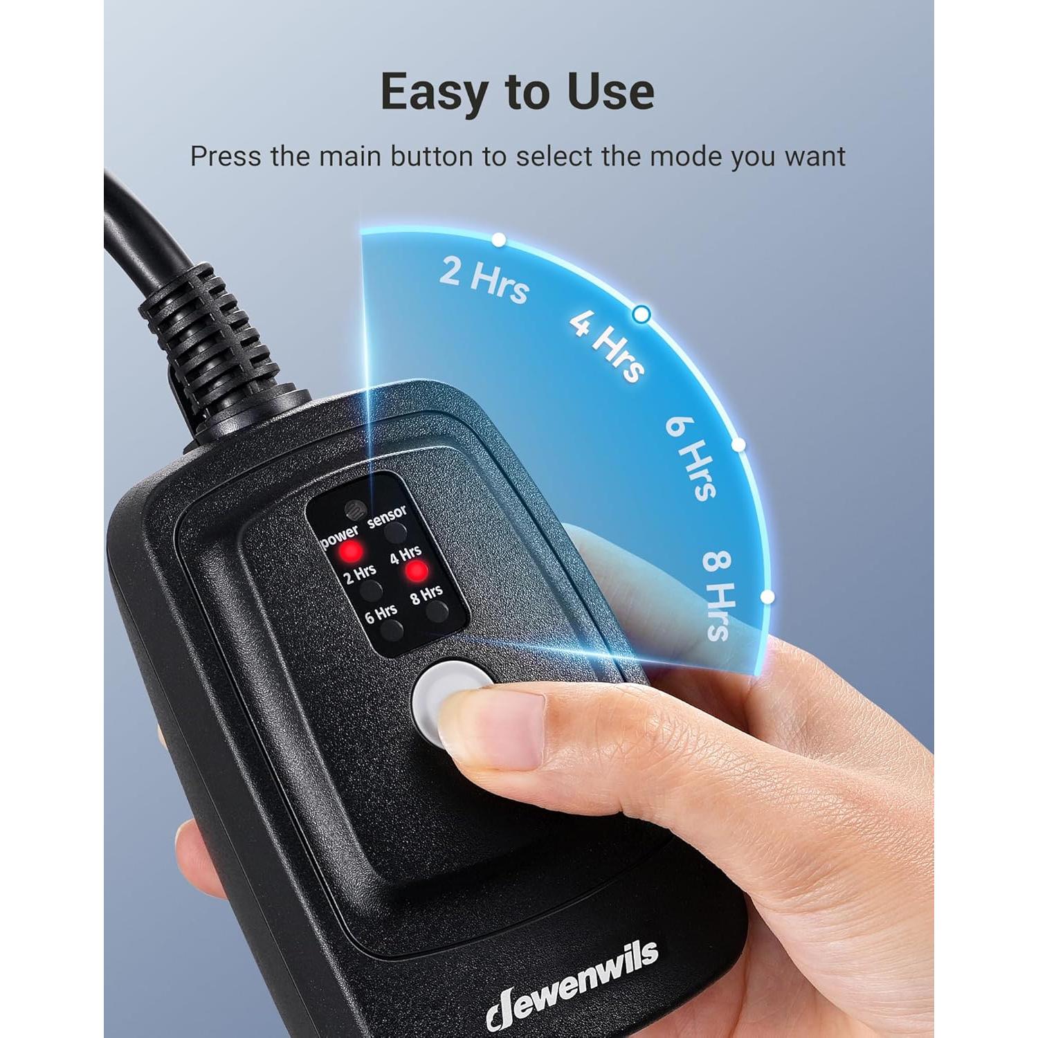 Temporizador Exterior DEWENWILS 2 Salidas Eléctricas Impermeable 15A