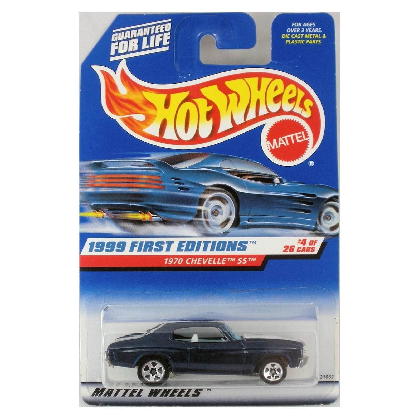 Hot Wheels Chevy Chevelle SS 1970 Azul 1:64 Coleccionable