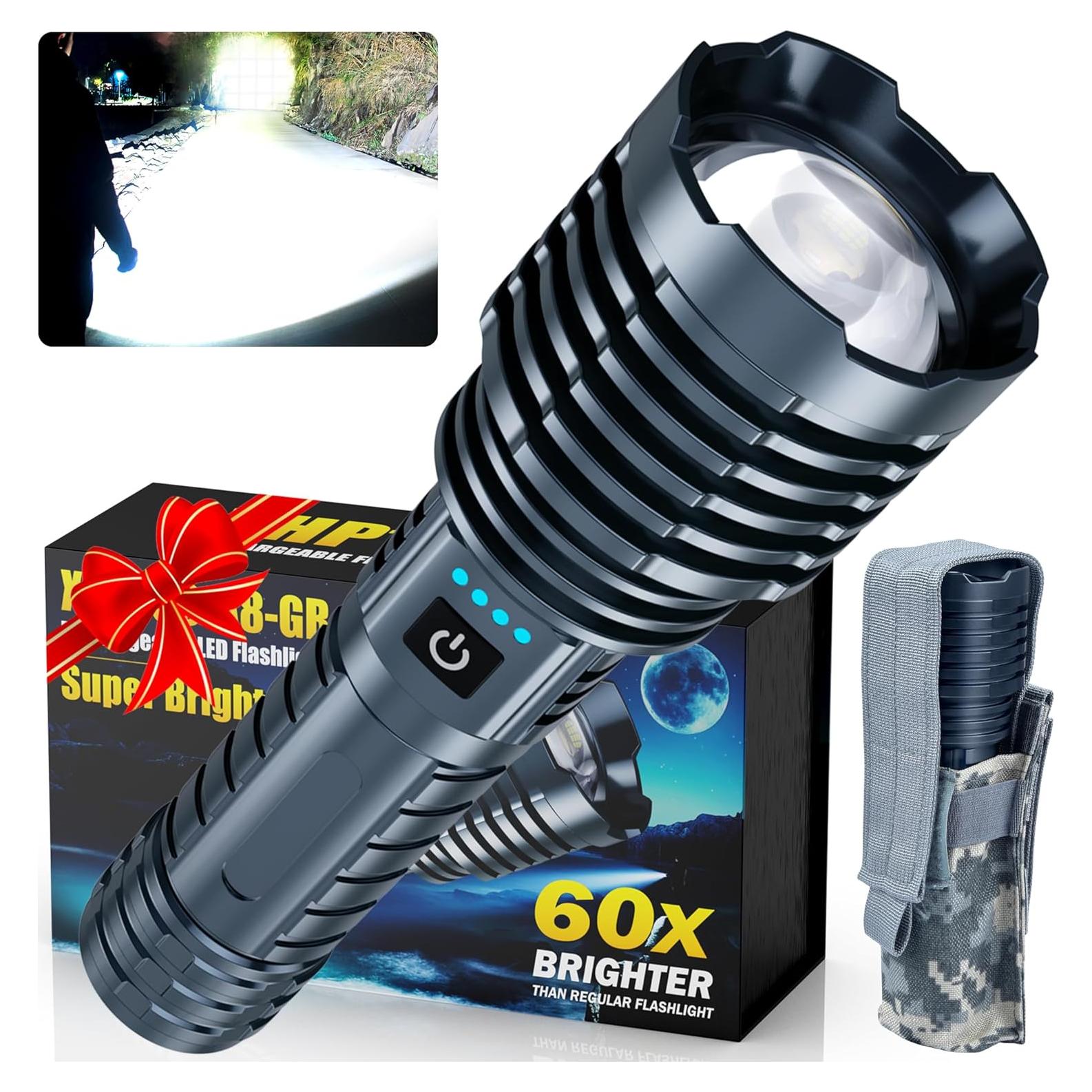 Linterna LED Recargable Grentay XHP-160 2500 Lúmenes IP67