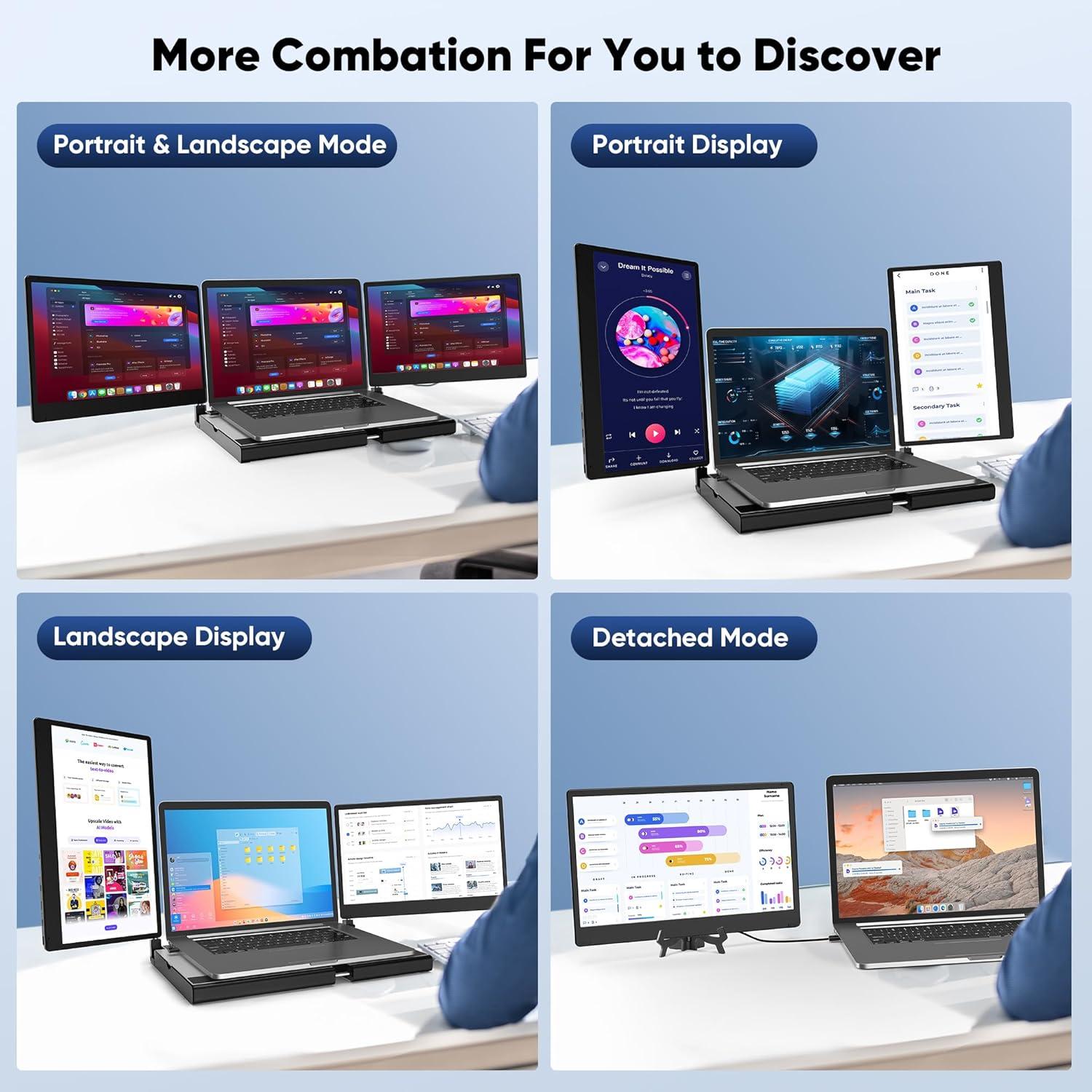 Monitor Extensor Portátil 14" FHD 1080P Setclod para Laptop