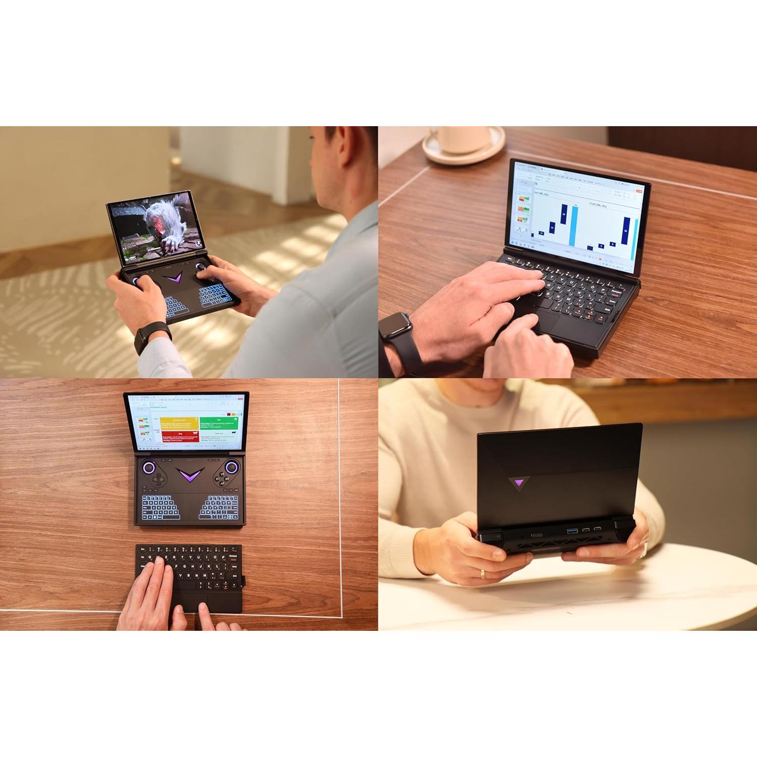 PC de mano 2 en 1 ONE XPLAYER G1, AMD Ryzen 9, 32GB RAM, 1TB SSD