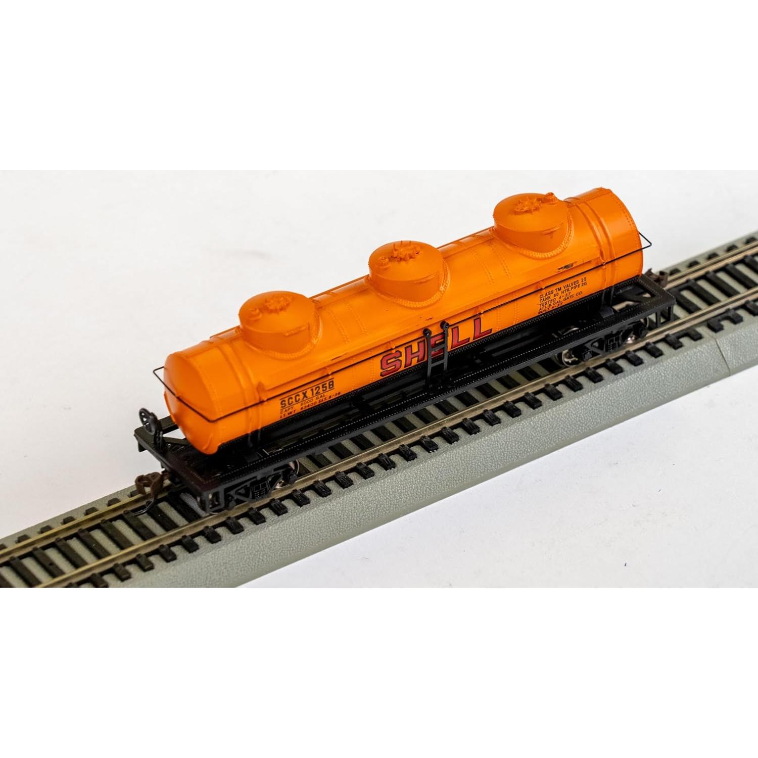 Carro tanque 3 cúpulas 1:87 Bachmann Shell #1258