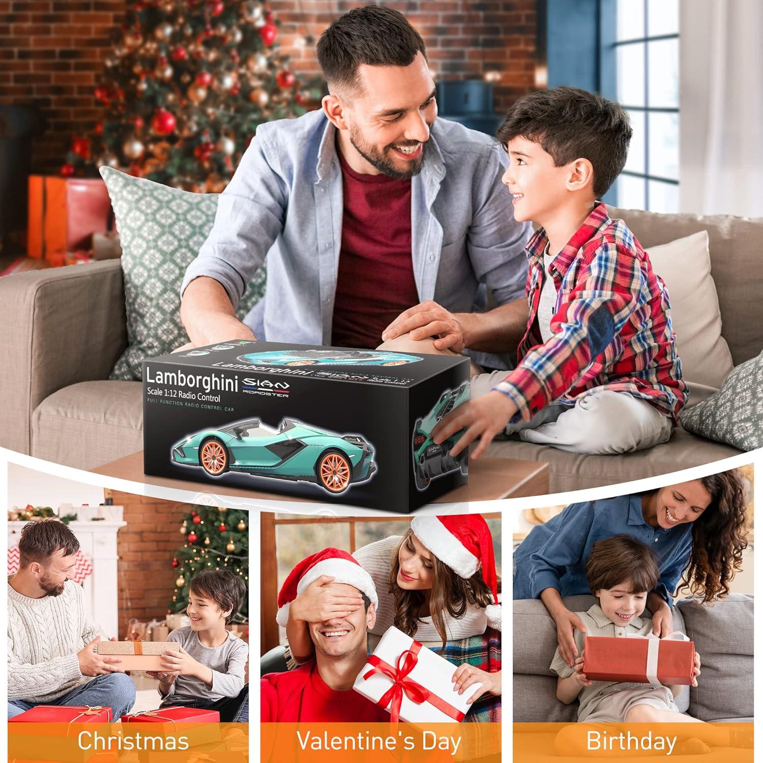 Coche RC MIEBELY Lamborghini Sián Roadster 1:12 12Km/h