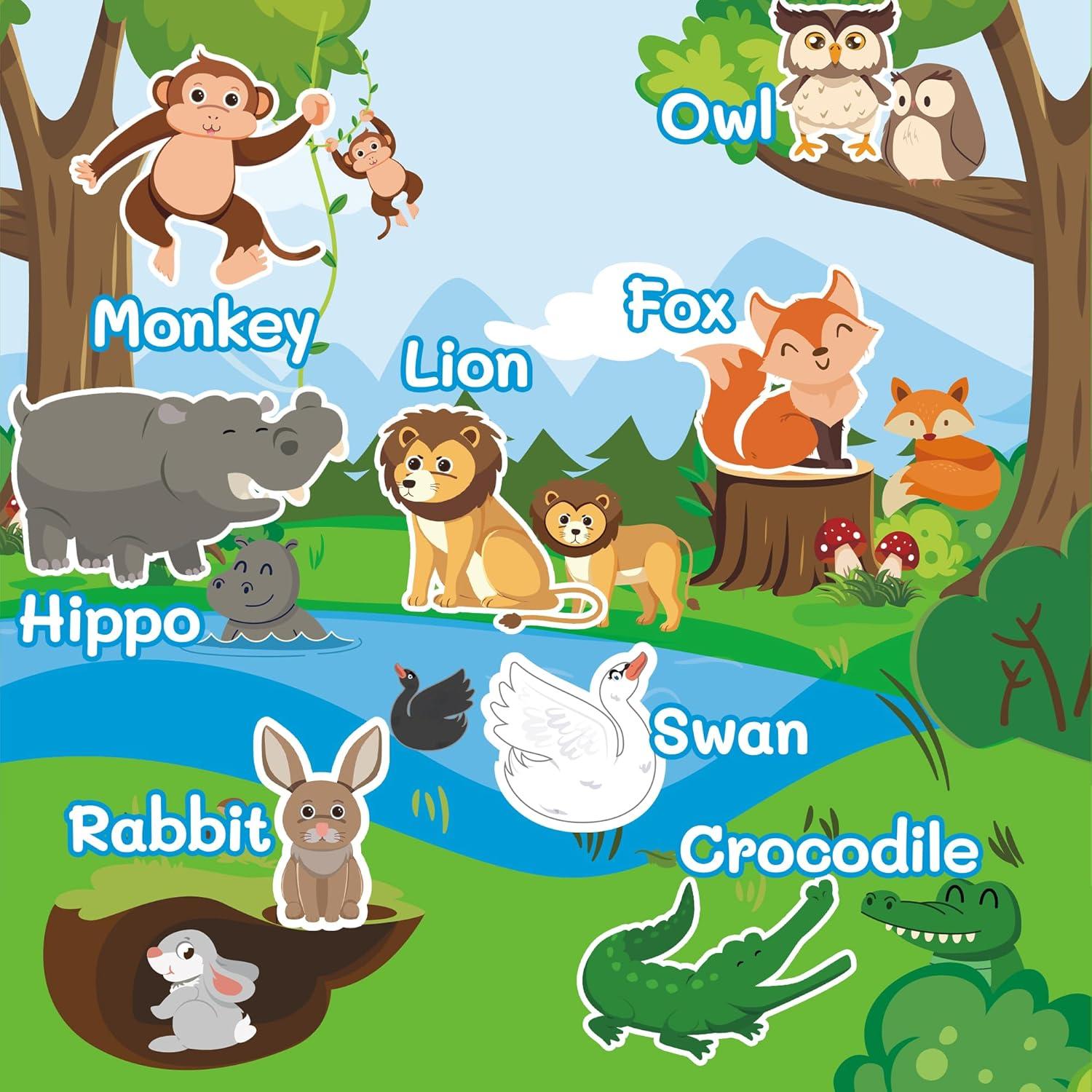 Libro Ocupado Montessori Azul 20 Actividades para Niños 1-3 Años