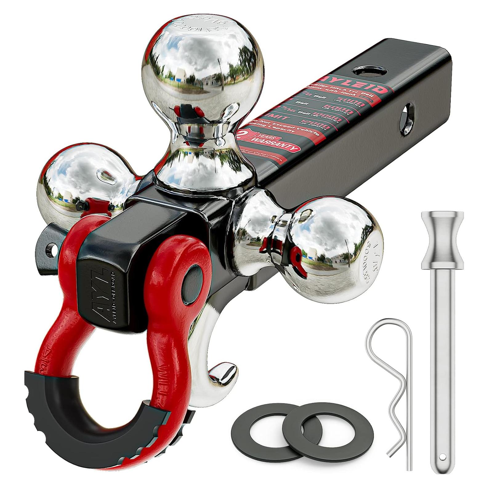 Enganche de Remolque Ayleid Tri-Bola 1-7/8" 2" 2-5/16" 5000 kg