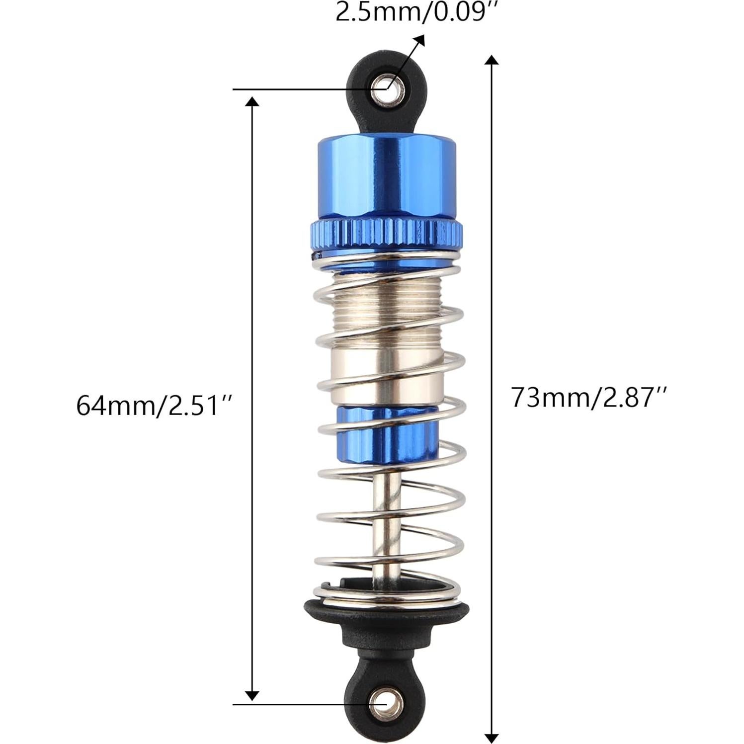 Accesorios Amortiguador Trasero Aluminio GDOOL H16PL RC 1:16
