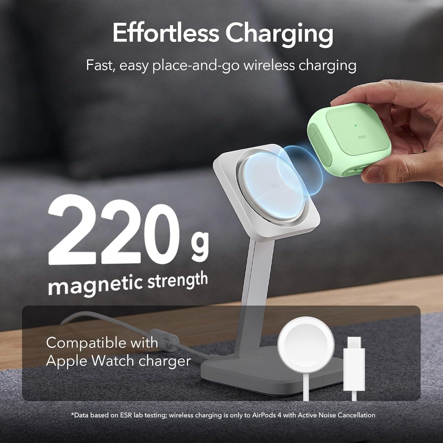 Funda ESR para AirPods 4ta Generación USB-C Verde Claro