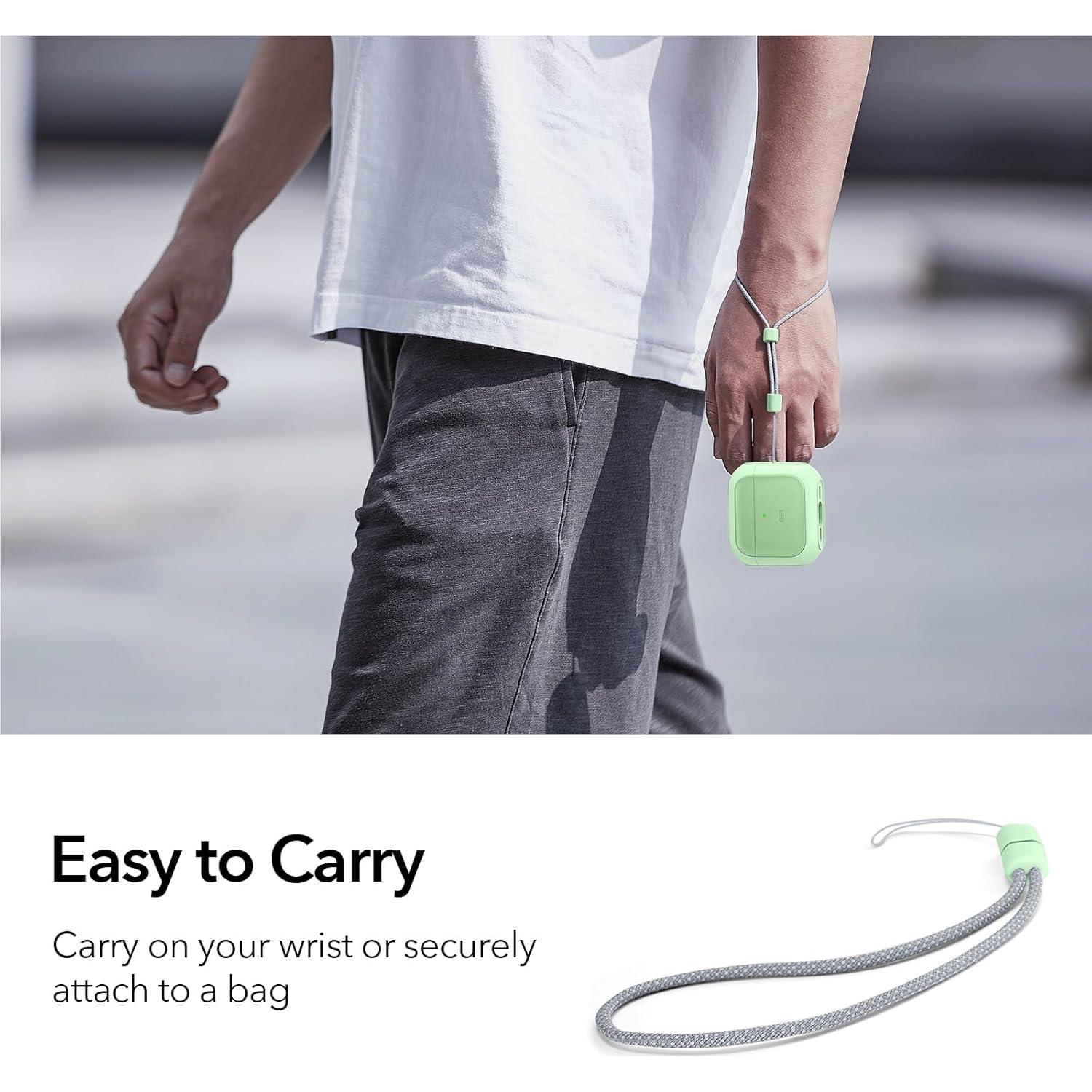 Funda ESR para AirPods 4ta Generación USB-C Verde Claro