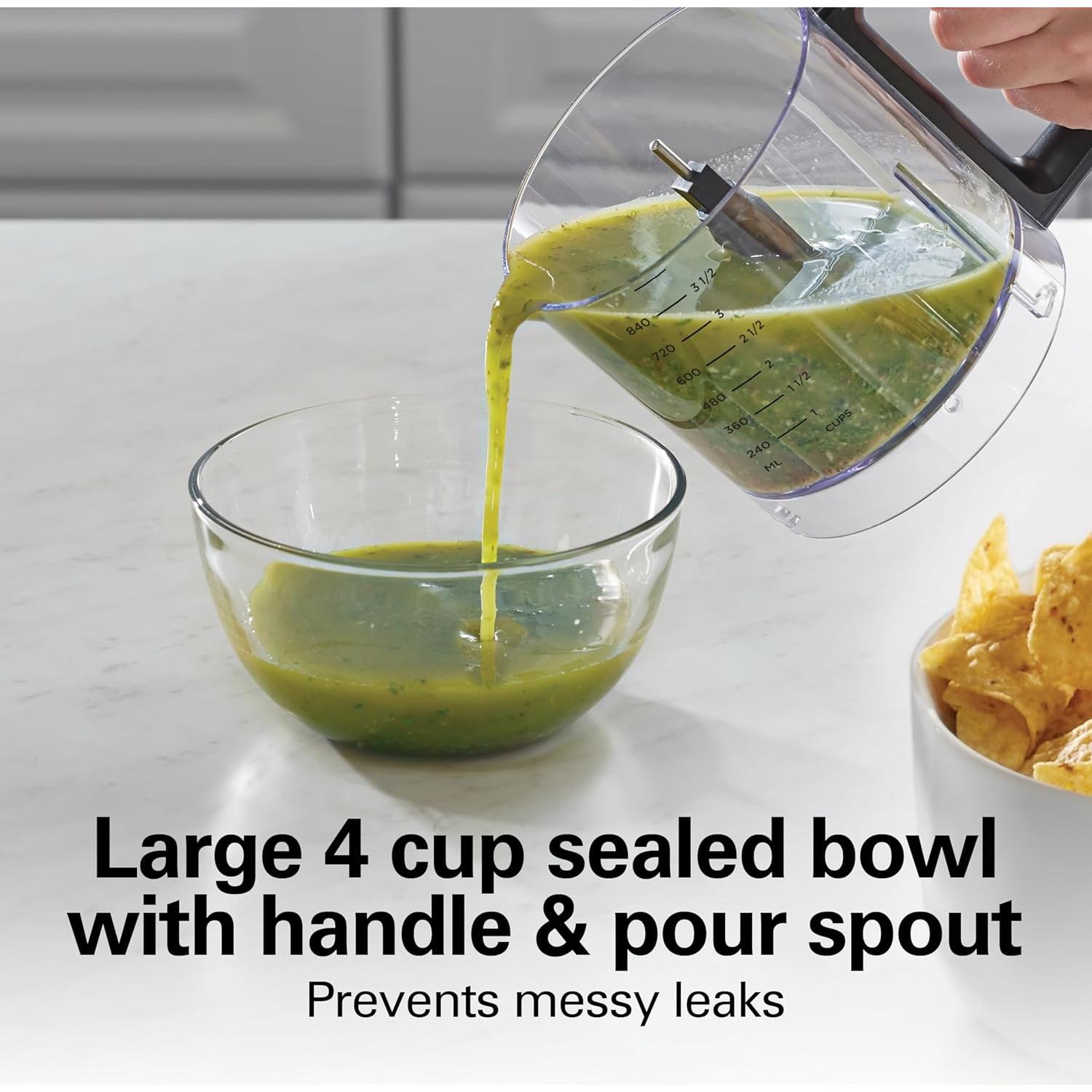 Procesador de Alimentos Inalámbrico Hamilton Beach 4 Tazas