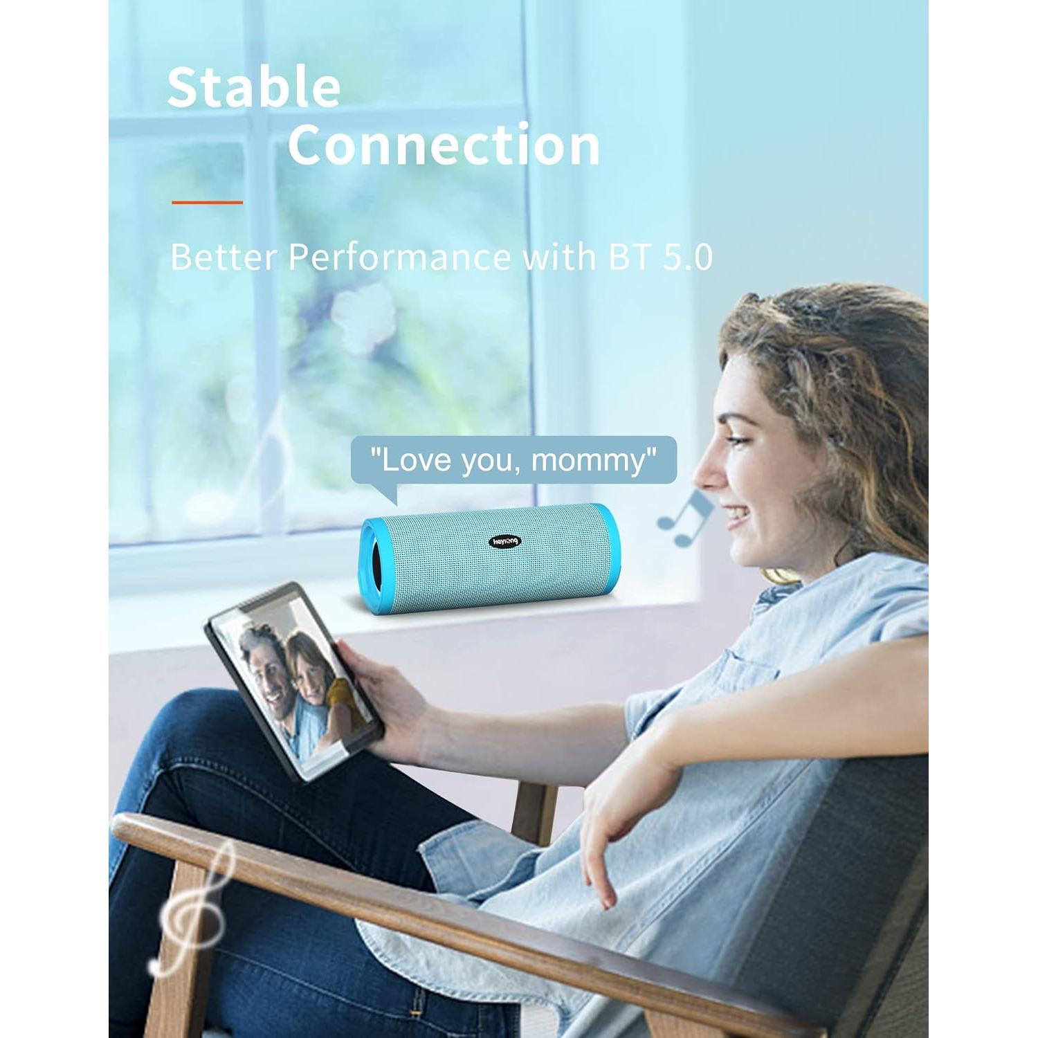 Altavoz Bluetooth HEYSONG REVERB Impermeable IPX7 5000mAh