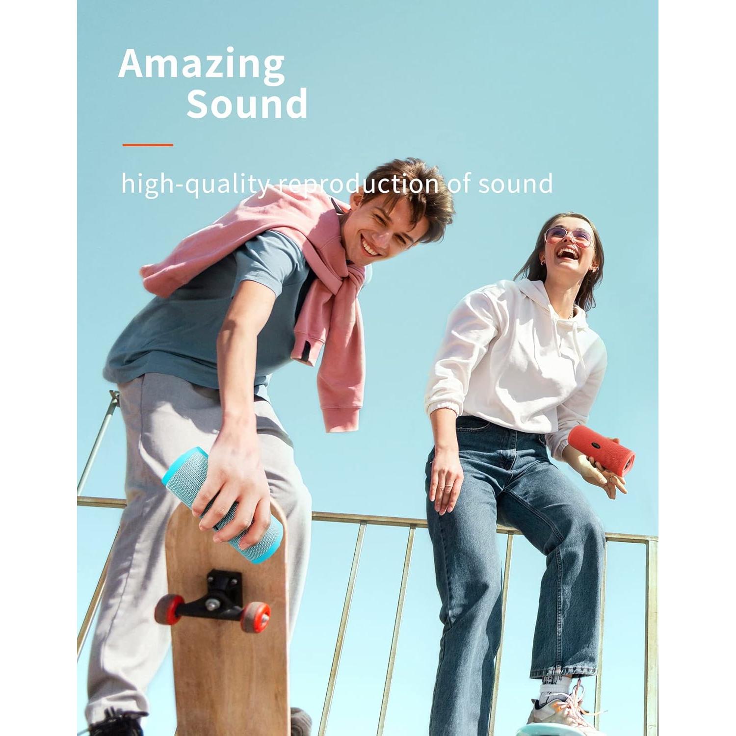 Altavoz Bluetooth HEYSONG REVERB Impermeable IPX7 5000mAh