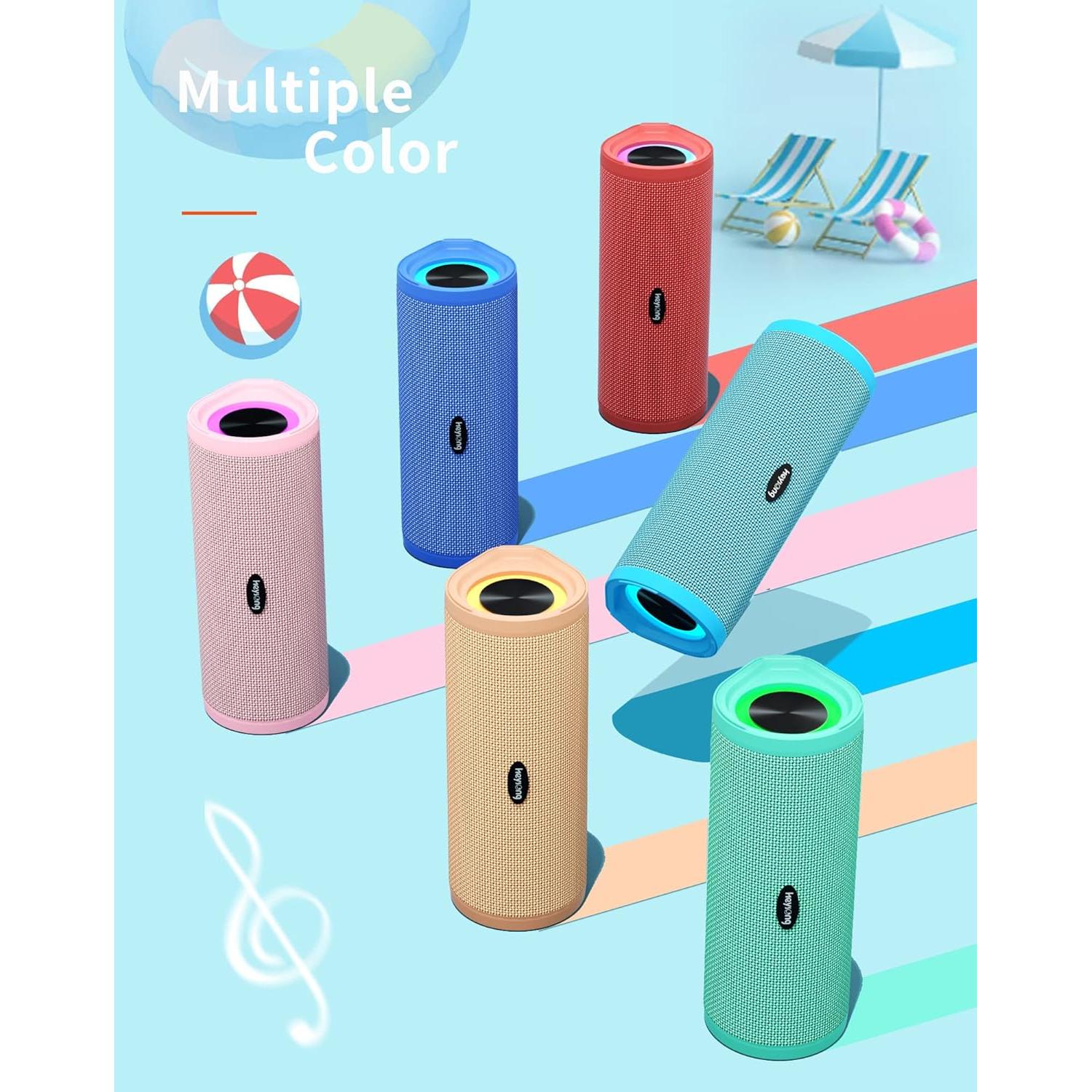 Altavoz Bluetooth HEYSONG REVERB Impermeable IPX7 5000mAh