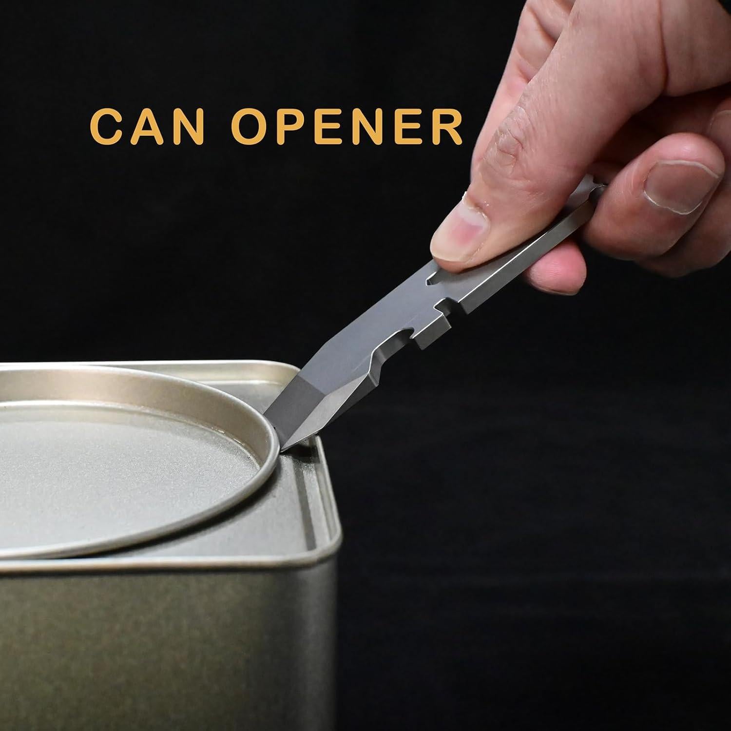 Herramienta de Llavero Multifuncional Titanio ResafeLy RFLPB05