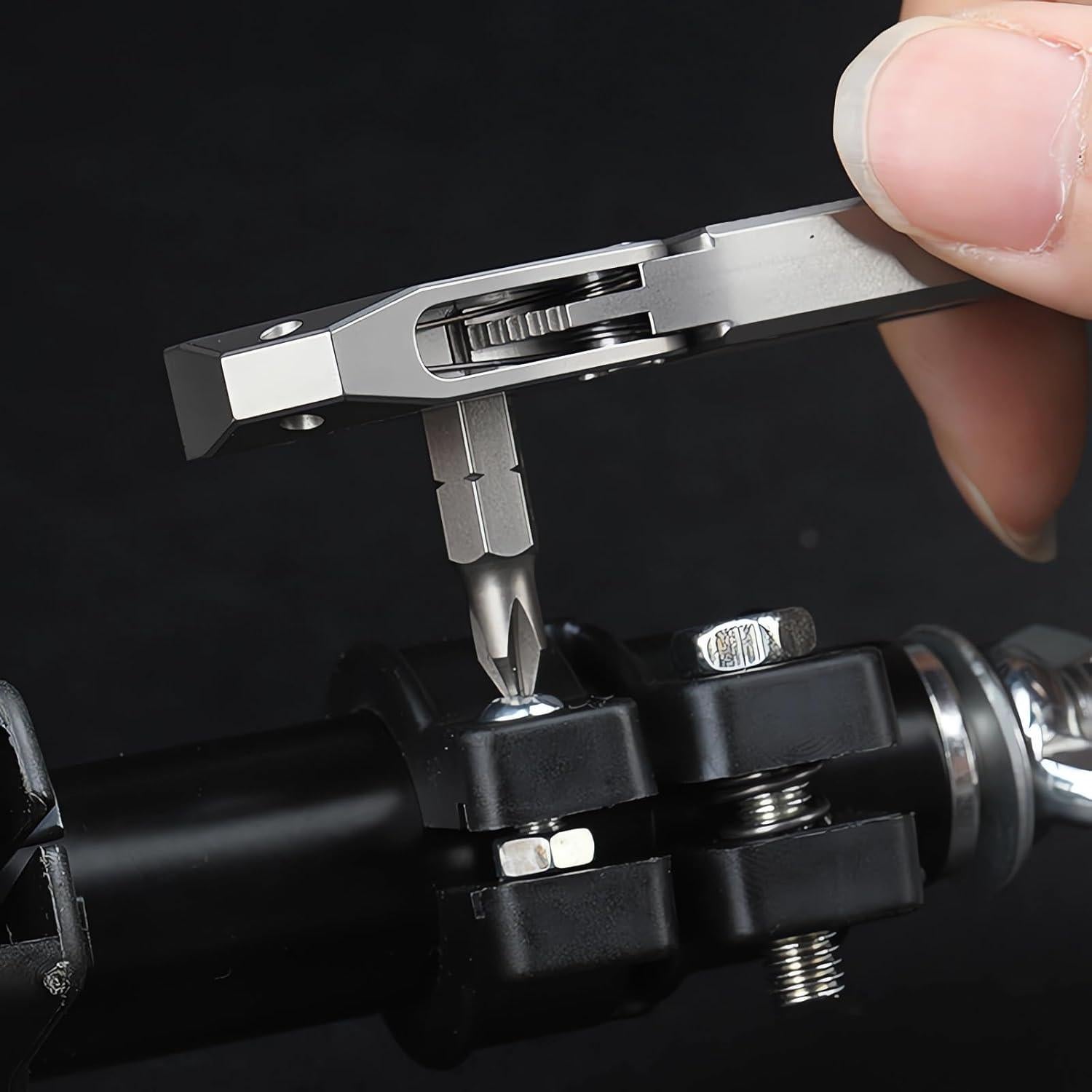 Barra de Palanca EDC Titanio ResafeLy 11.83cm Multiuso