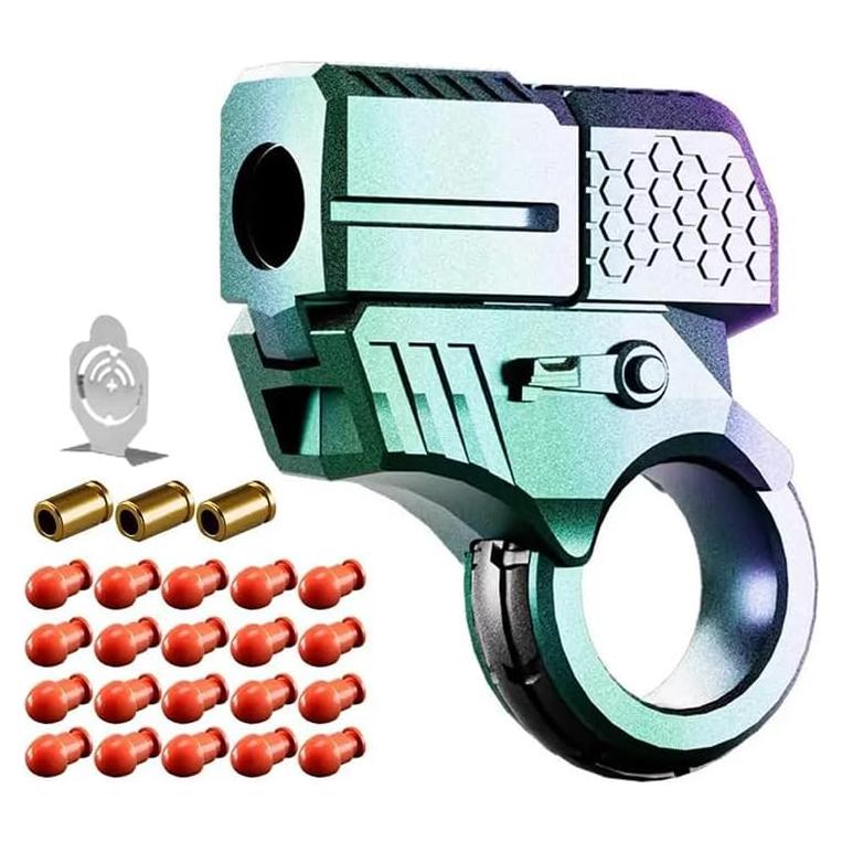 Juguete Antiestrés FXCOOLCT Pistola EDC Verde para Adultos