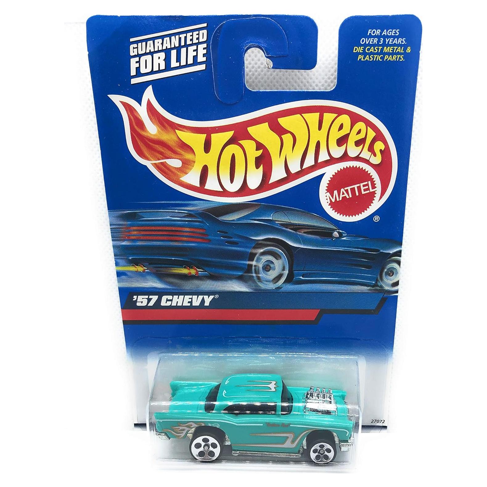 Hot Wheels 1957 Chevy Coleccionable Escala 1:64 Verde