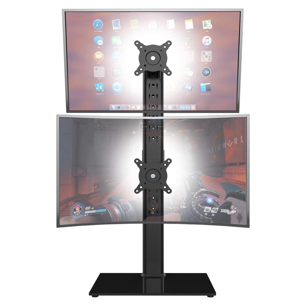Soporte de Monitor Doble HEMUDU Vertical 13-34" Ajustable 20kg