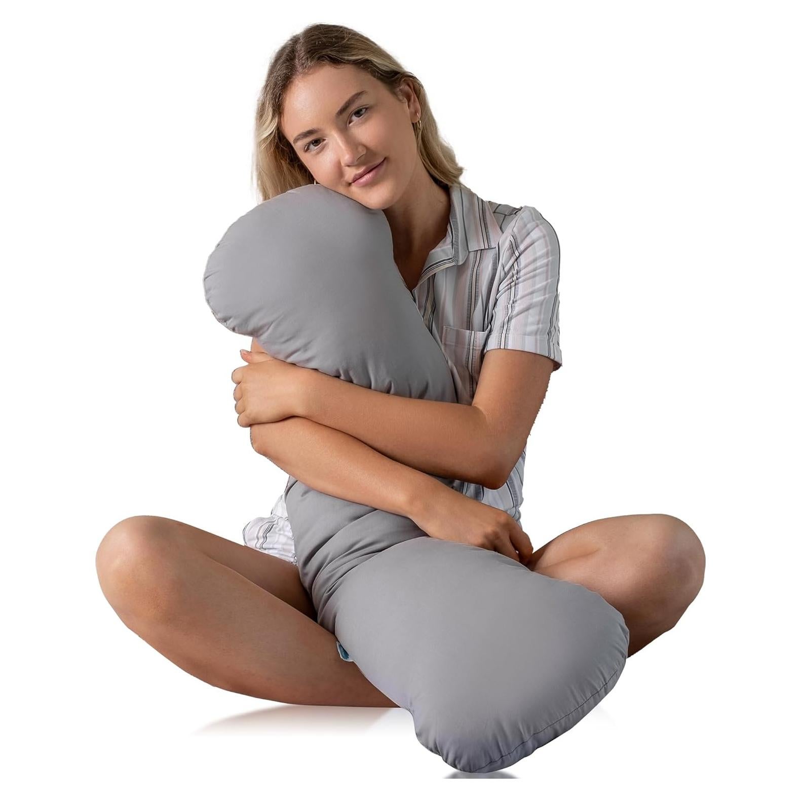 Almohada Corporal con Peso SleepCloud 104cm Refrigerante