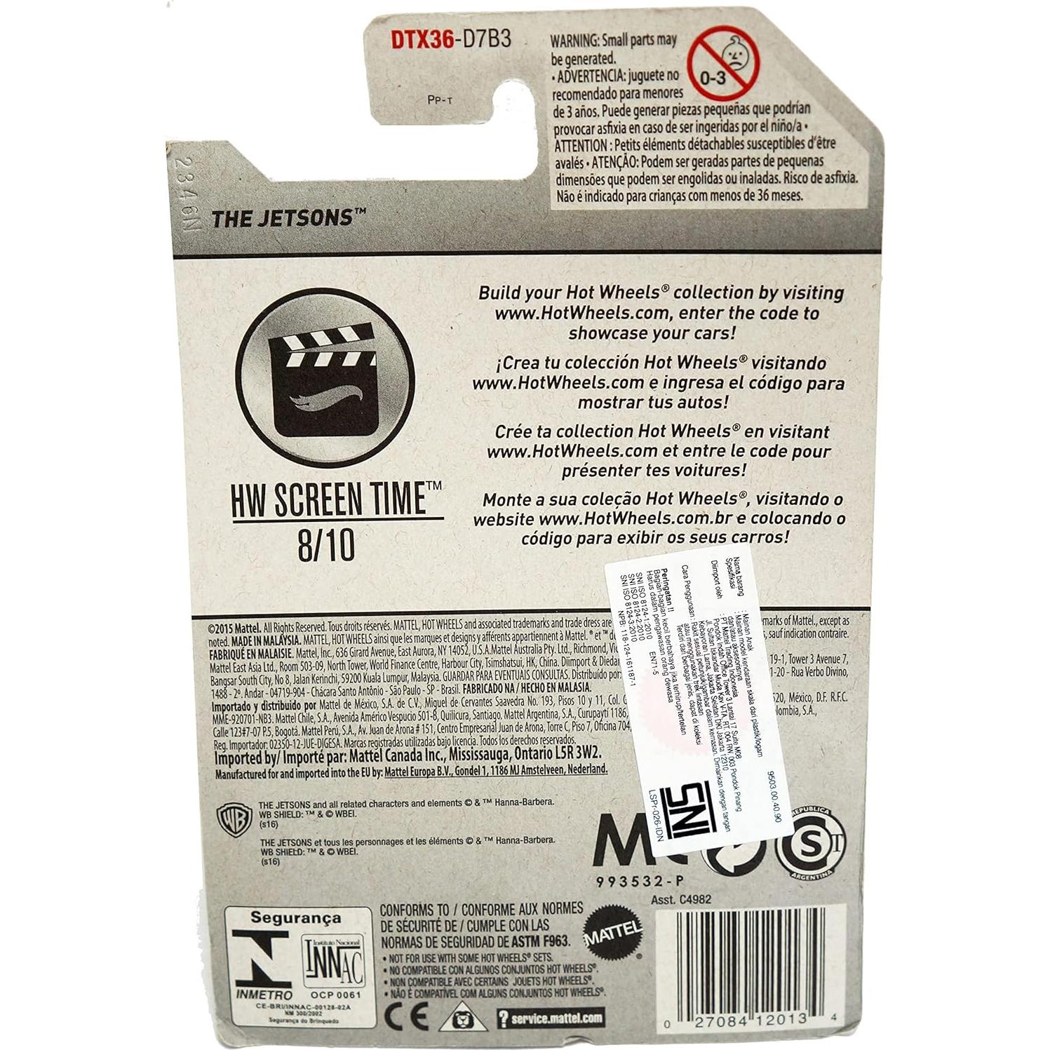 Coche Die-Cast Hot Wheels Los Jetsons 2014 #90/250 Verde