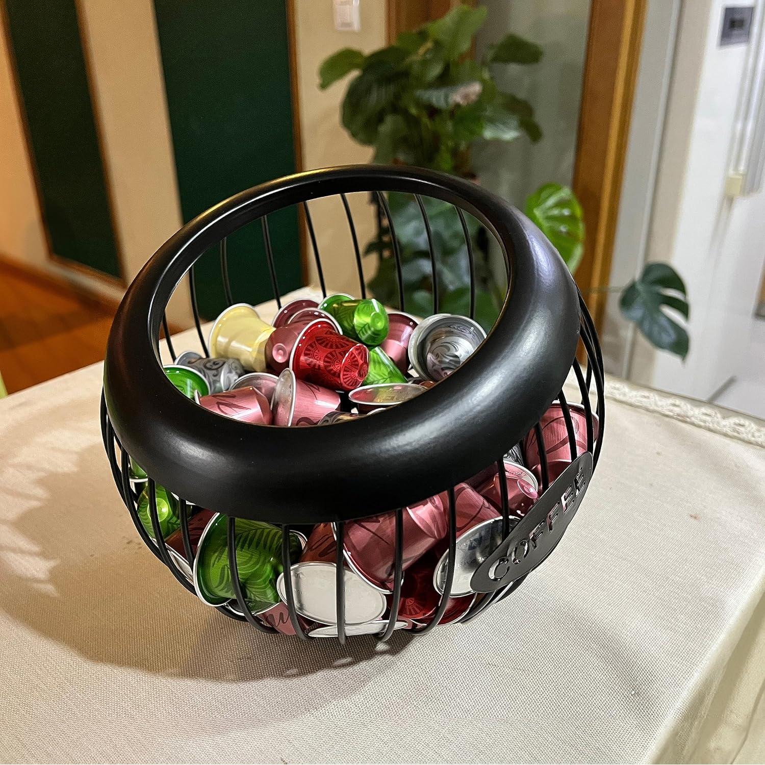 Soporte para cápsulas de café AIYICIII negro 100 unidades