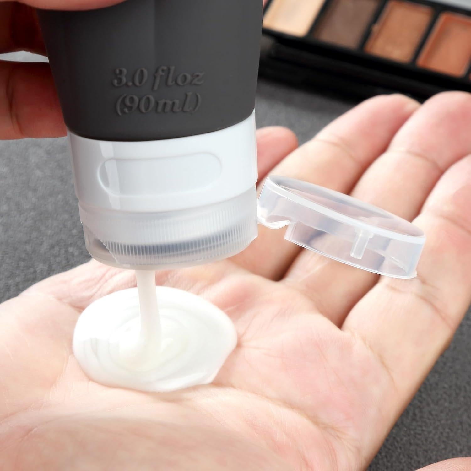 Gemice 16 Pack Botellas de Viaje Silicona A Prueba de Fugas