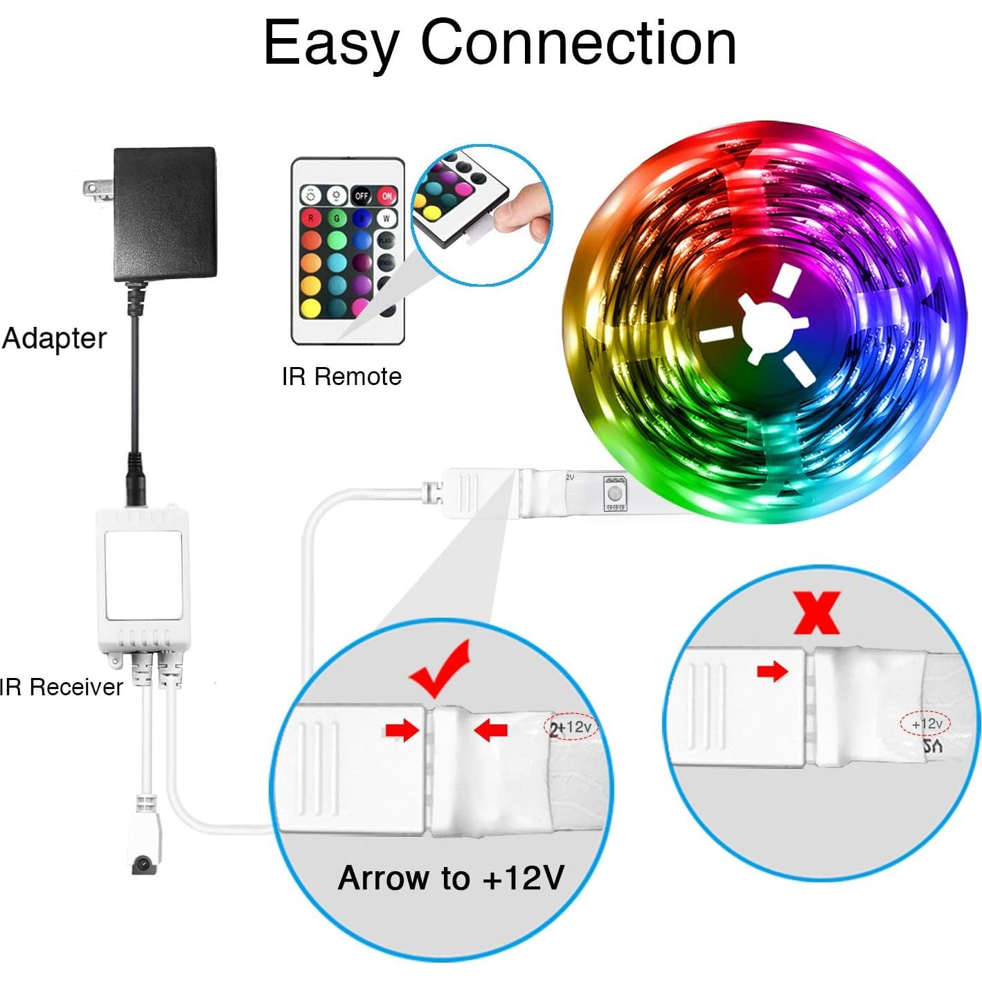 Tira de LED Inteligente DAYBETTER 15.24m RGB Control App