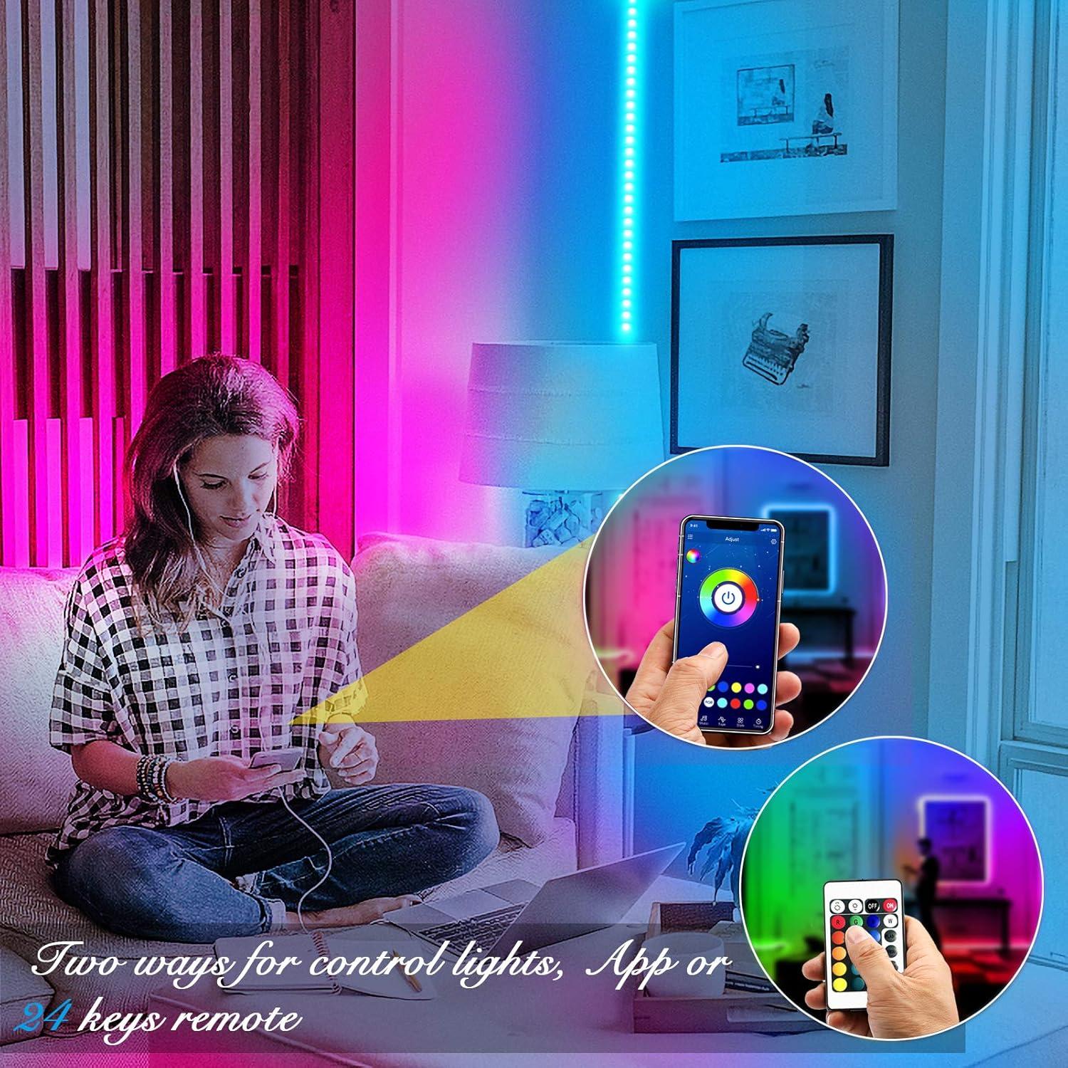Tira de LED Inteligente DAYBETTER 15.24m RGB Control App
