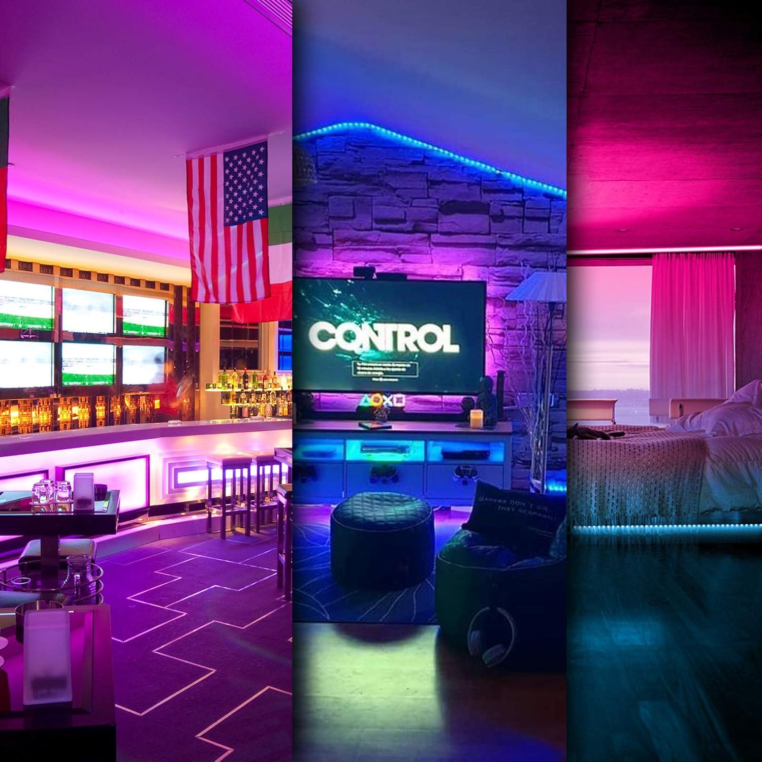 Tira de LED Inteligente DAYBETTER 15.24m RGB Control App