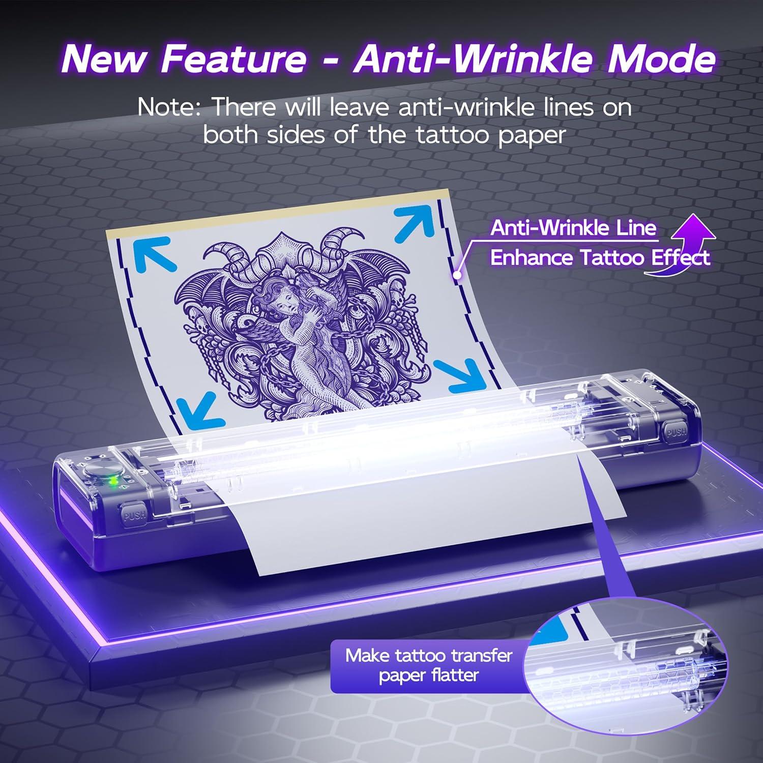 Impresora de Plantillas de Tatuajes Itari A886 Inalámbrica