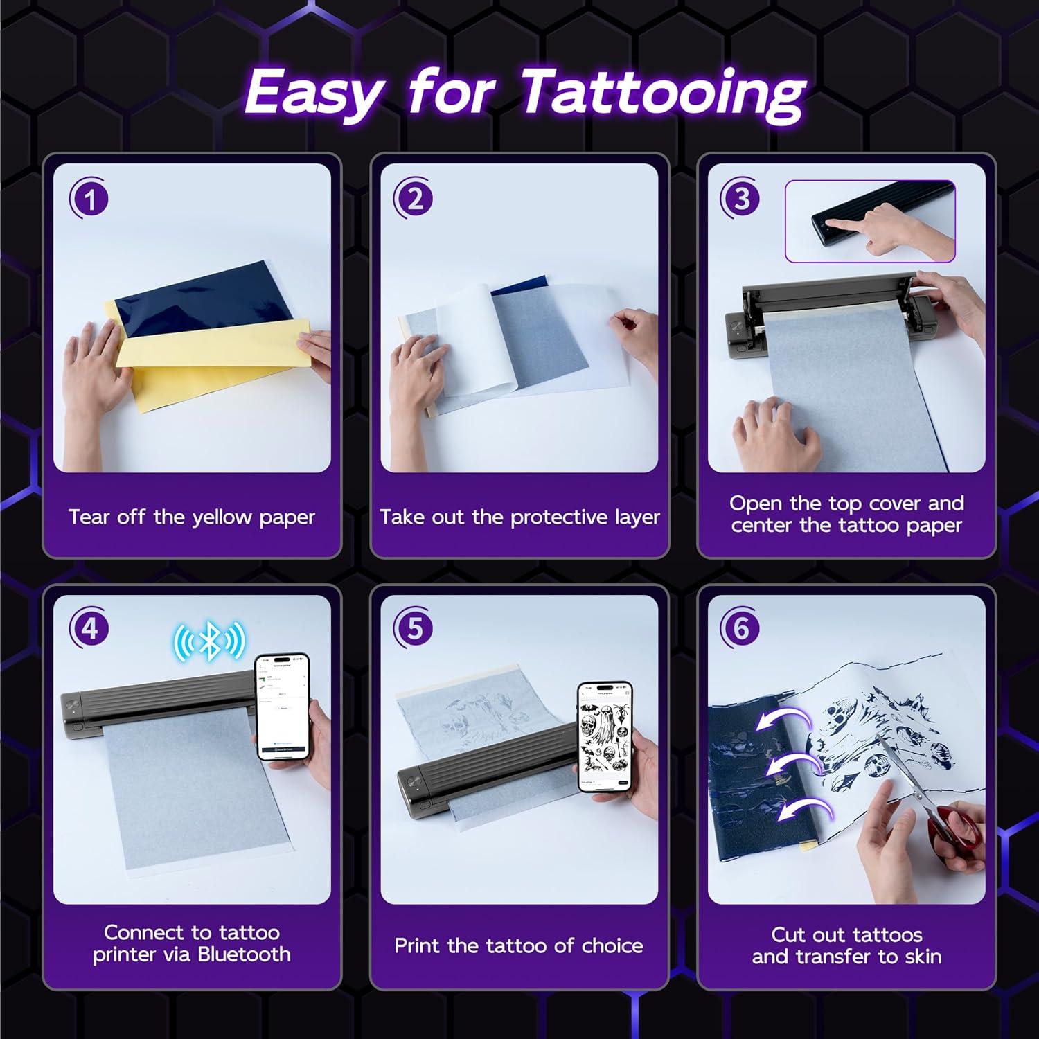 Impresora de Plantillas de Tatuajes Itari A886 Inalámbrica