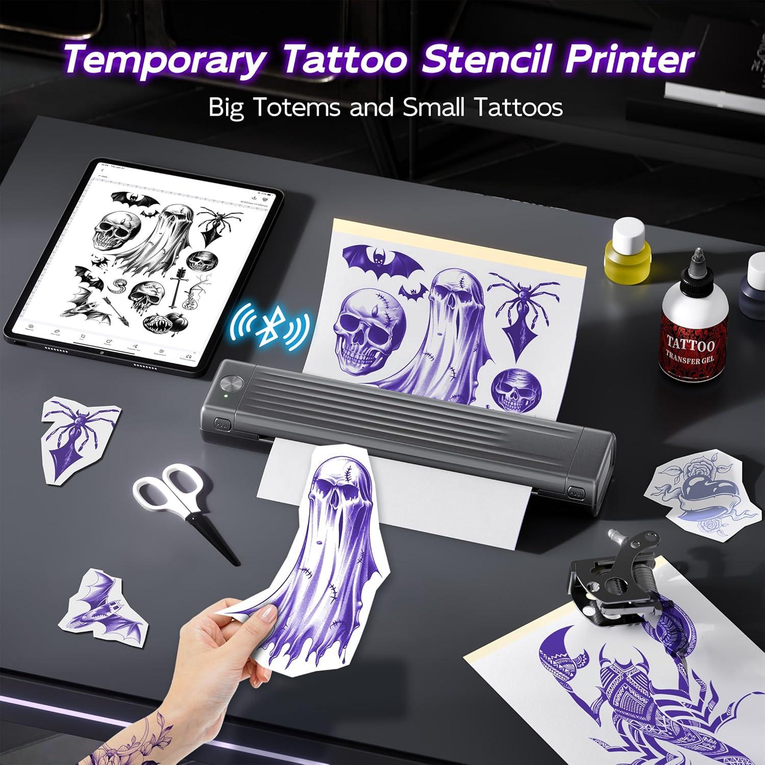 Impresora de Plantillas de Tatuajes Itari A886 Inalámbrica