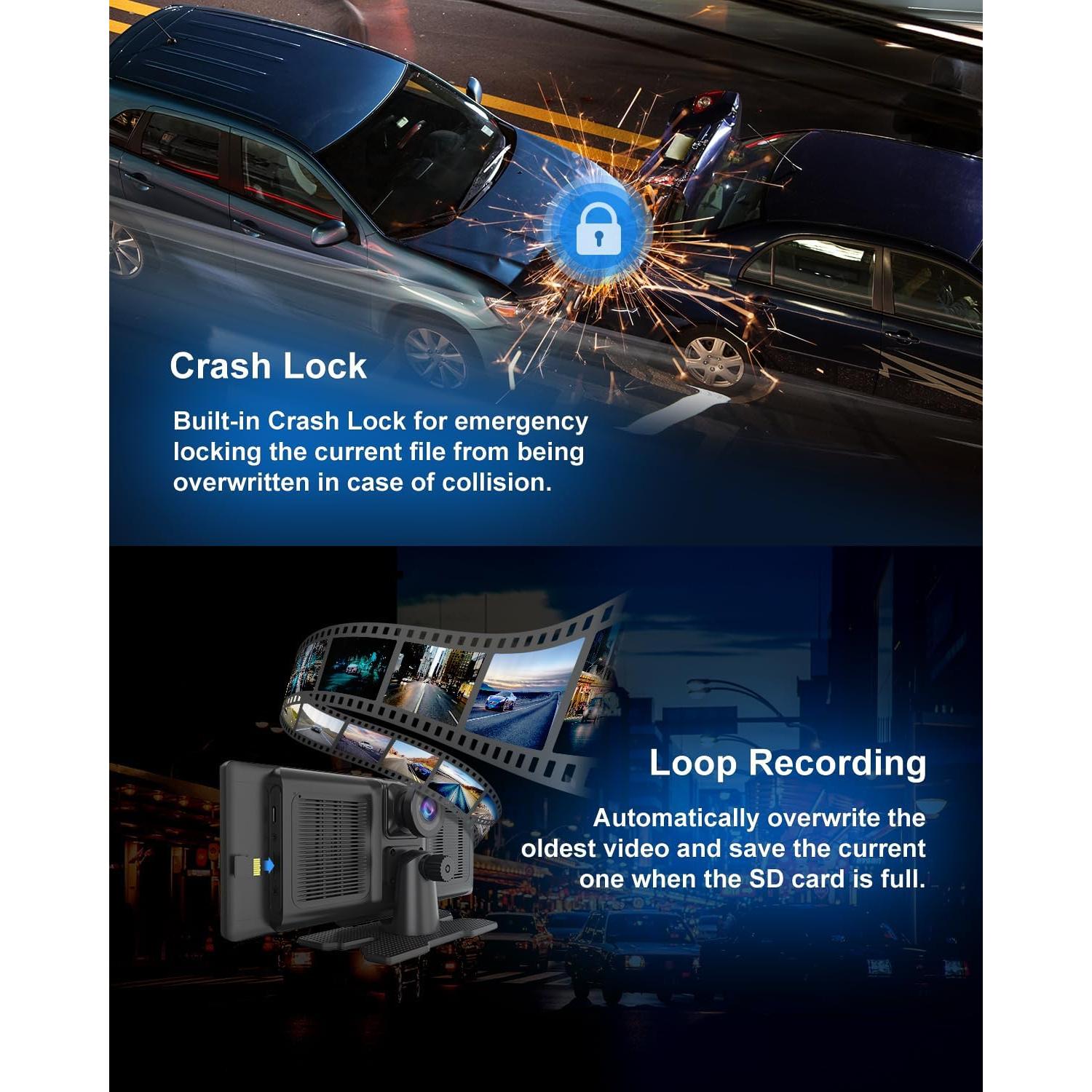 Pantalla CarPlay Inalámbrica Sprleaf 9.26" con Cámara 4K/1080P