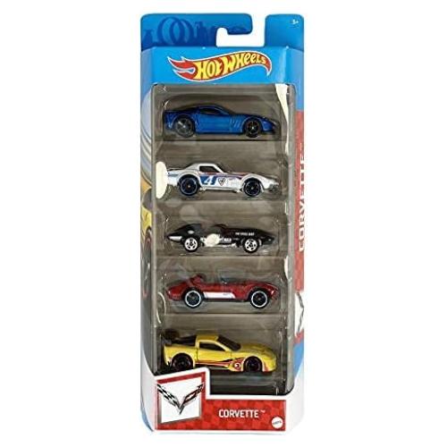 Hot Wheels Corvette 5 Pack Escala 1:64 Mattel