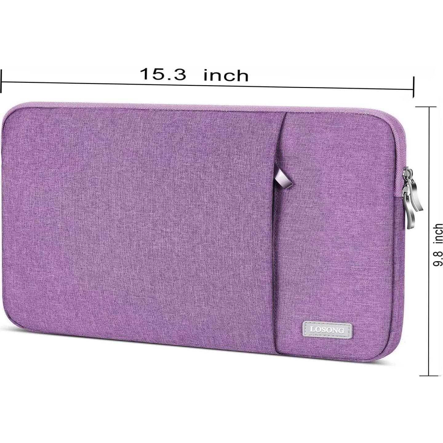Funda para Monitor Portátil Losong 15.6" Impermeable Púrpura